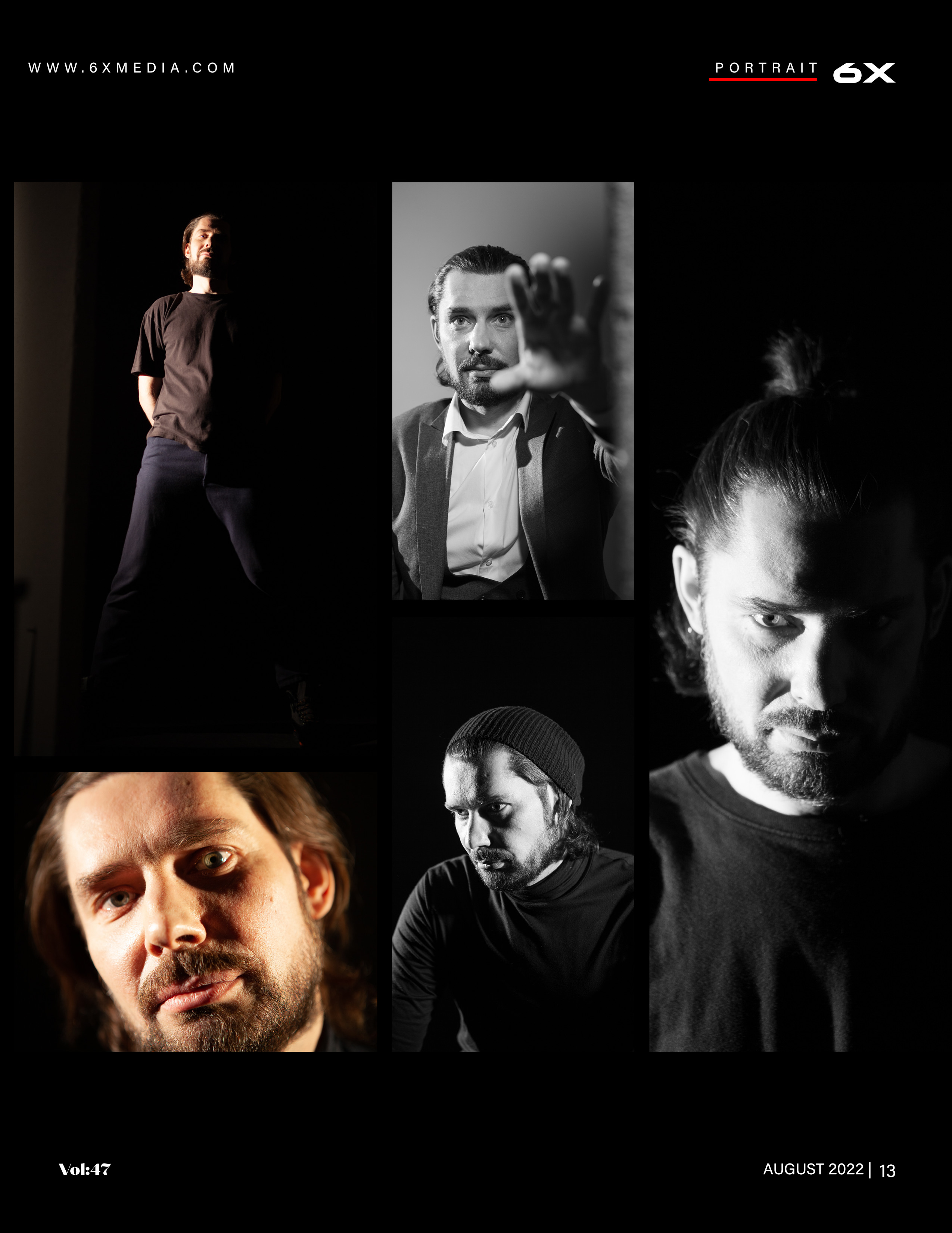 Актёр вне сцены в студии. Портретный и семейный фотограф в Москве Владимир Крылаев