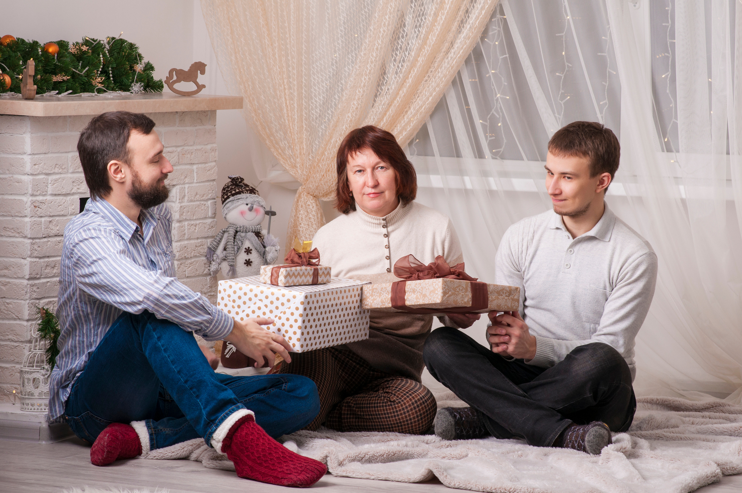 Семейный новый год. Фотограф Мария Оленева