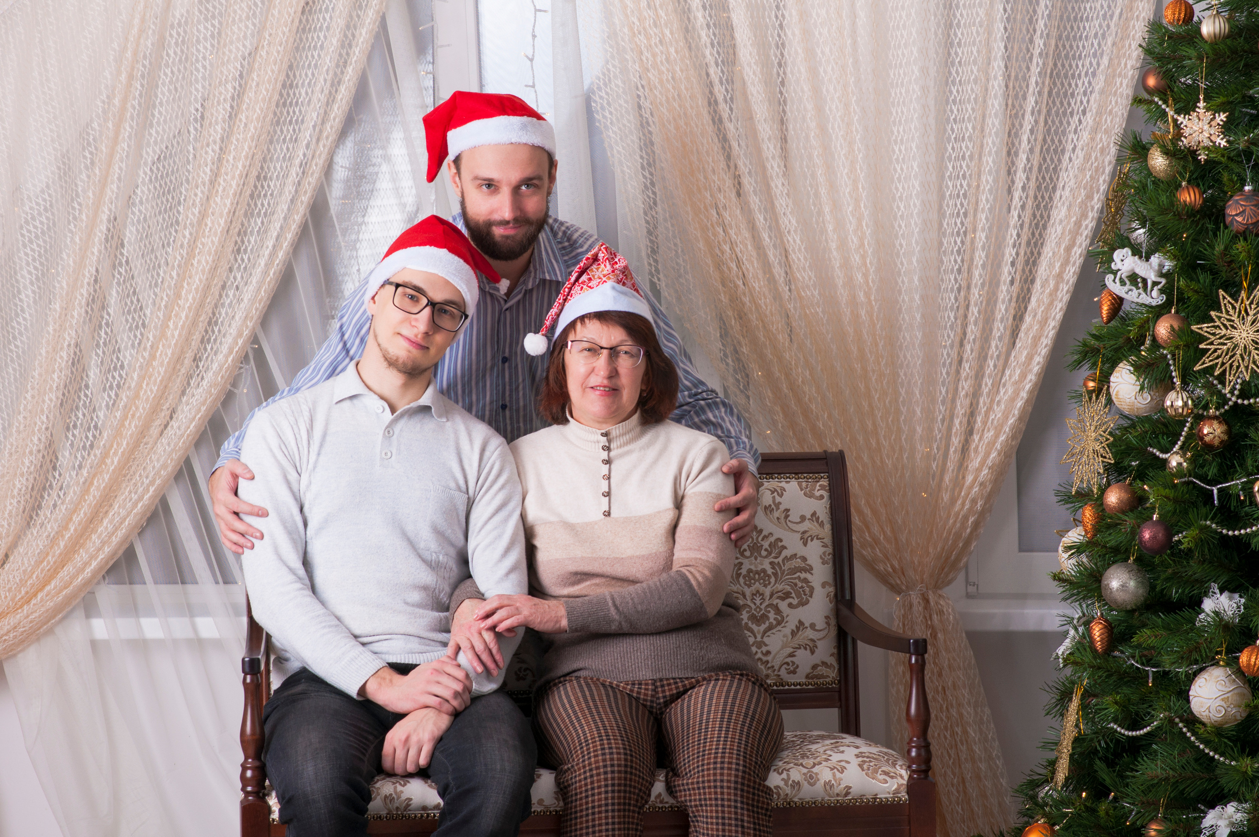 Семейный новый год. Фотограф Мария Оленева