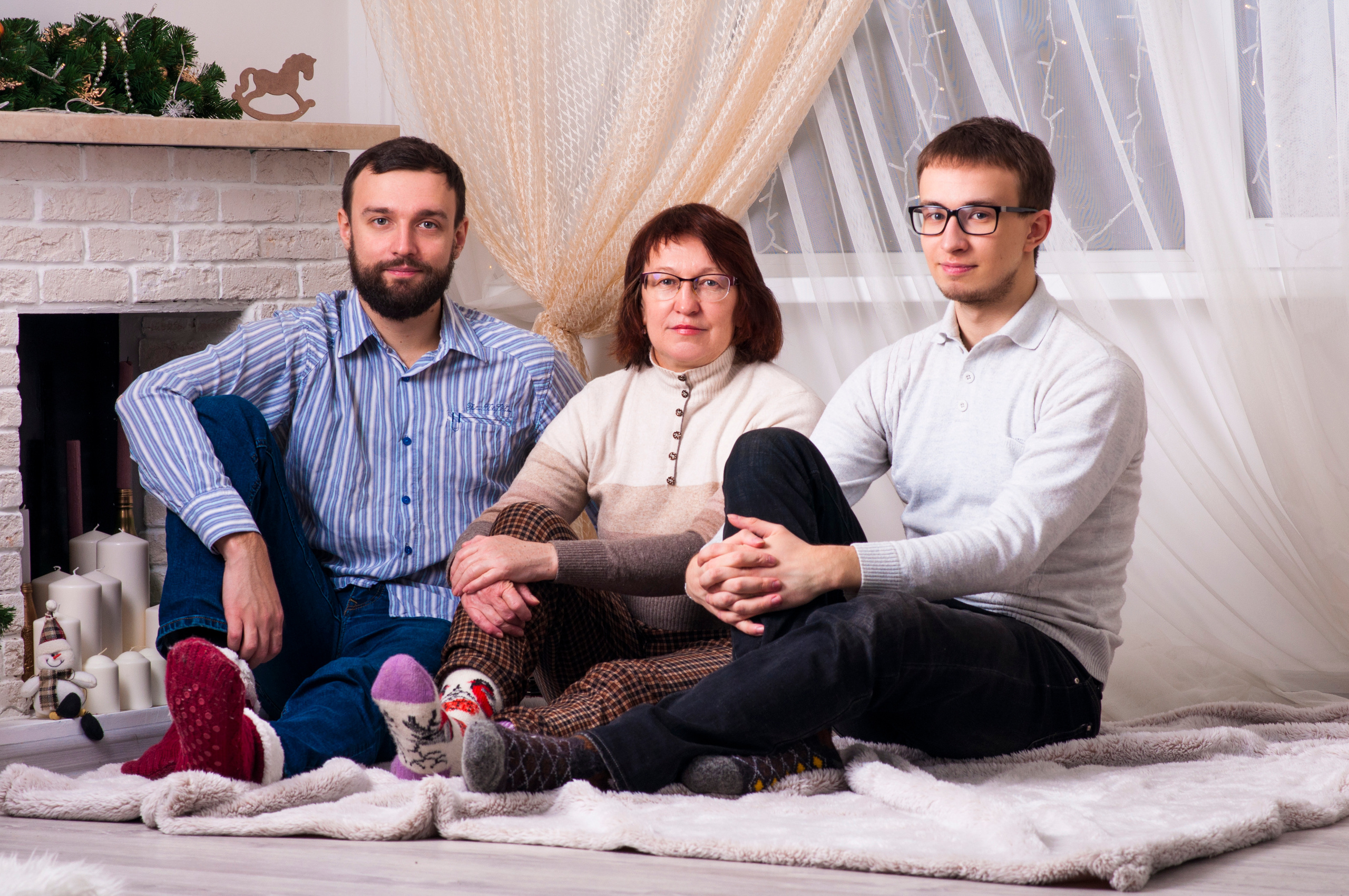 Семейный новый год. Фотограф Мария Оленева