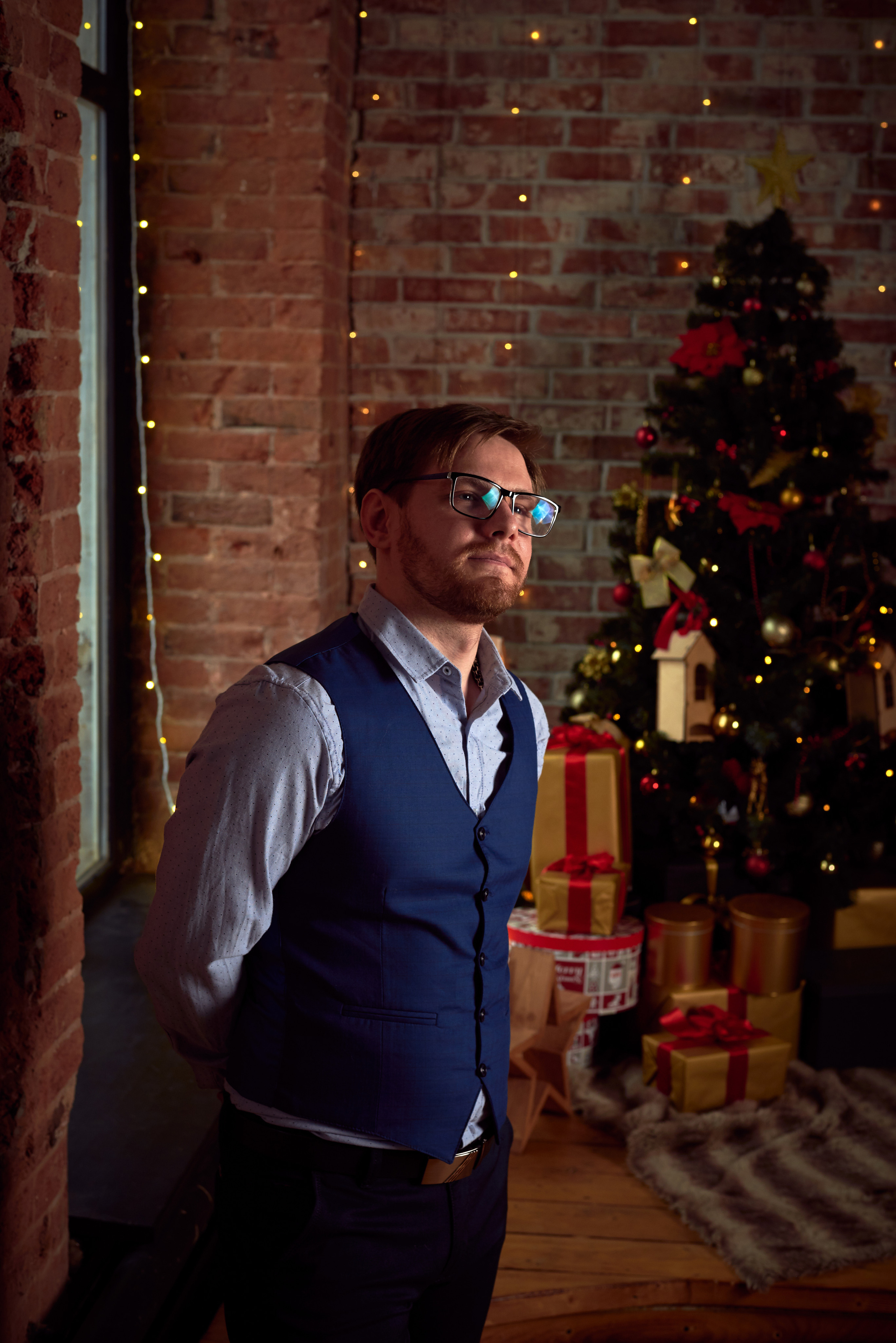 Ольга и Новый год. Фотограф Мария Оленева