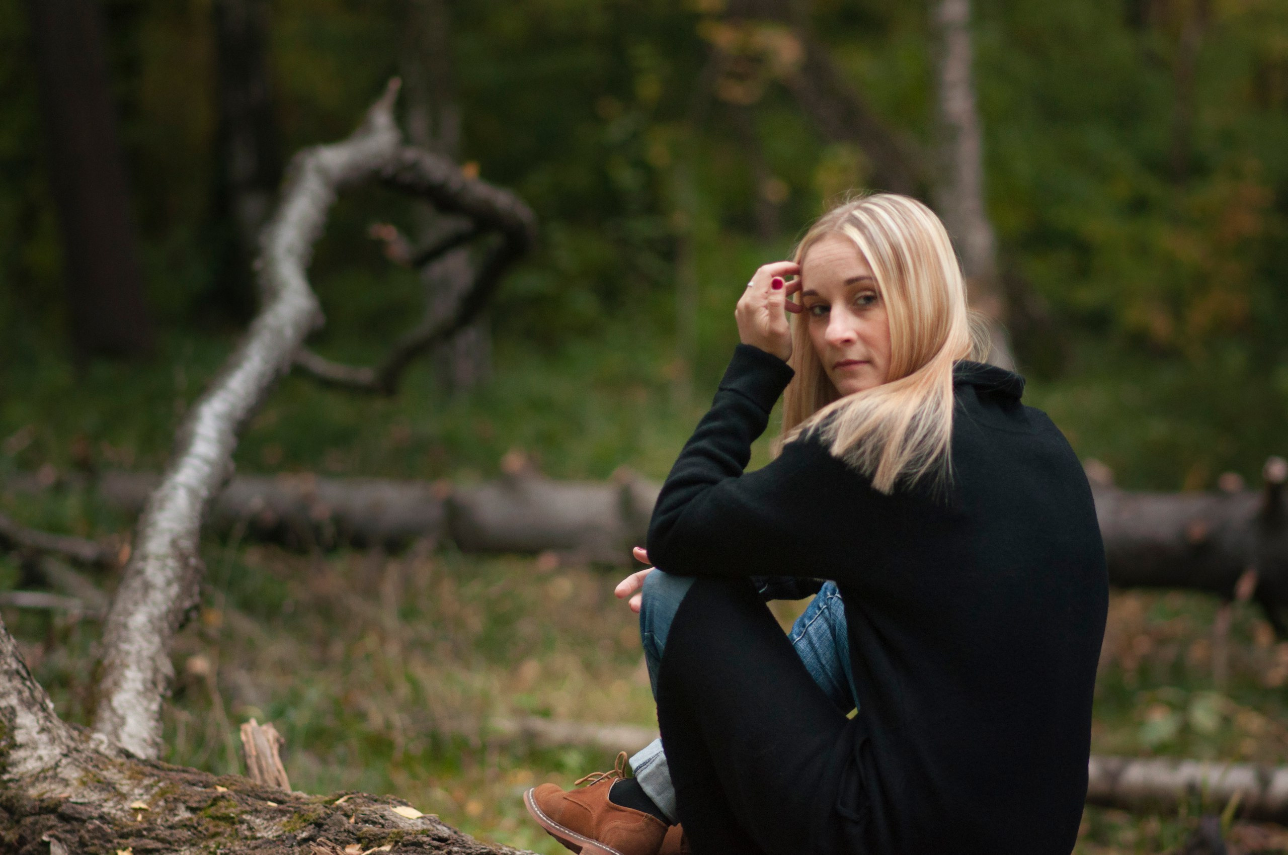 Кристина и осень. Фотограф Мария Оленева