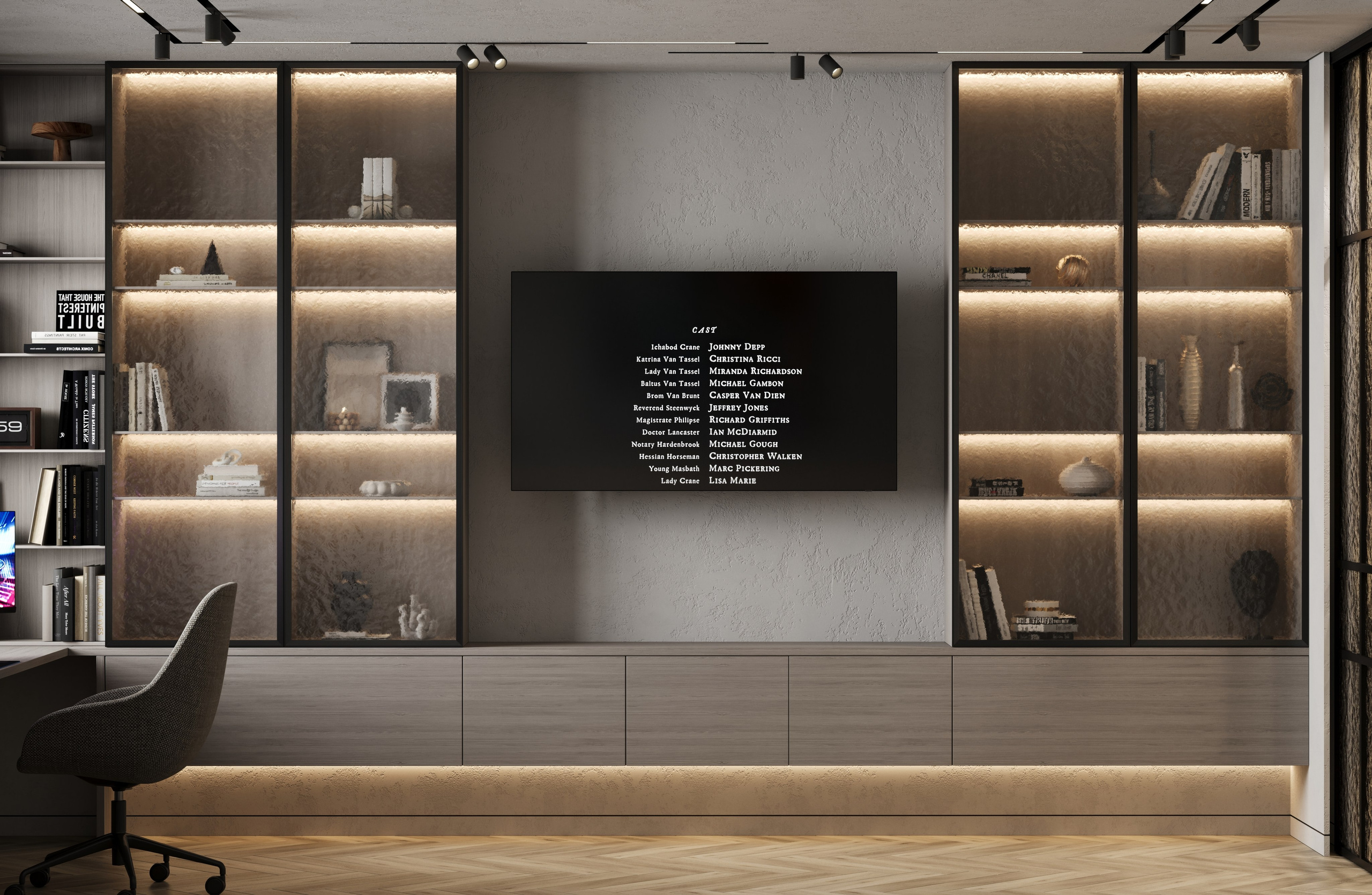 Визуализация квартиры для молодого человека UNO. Головинские пруды. Москва 40 m². Заказать 3d визуализацию интерьеров — Дарья Веденёва