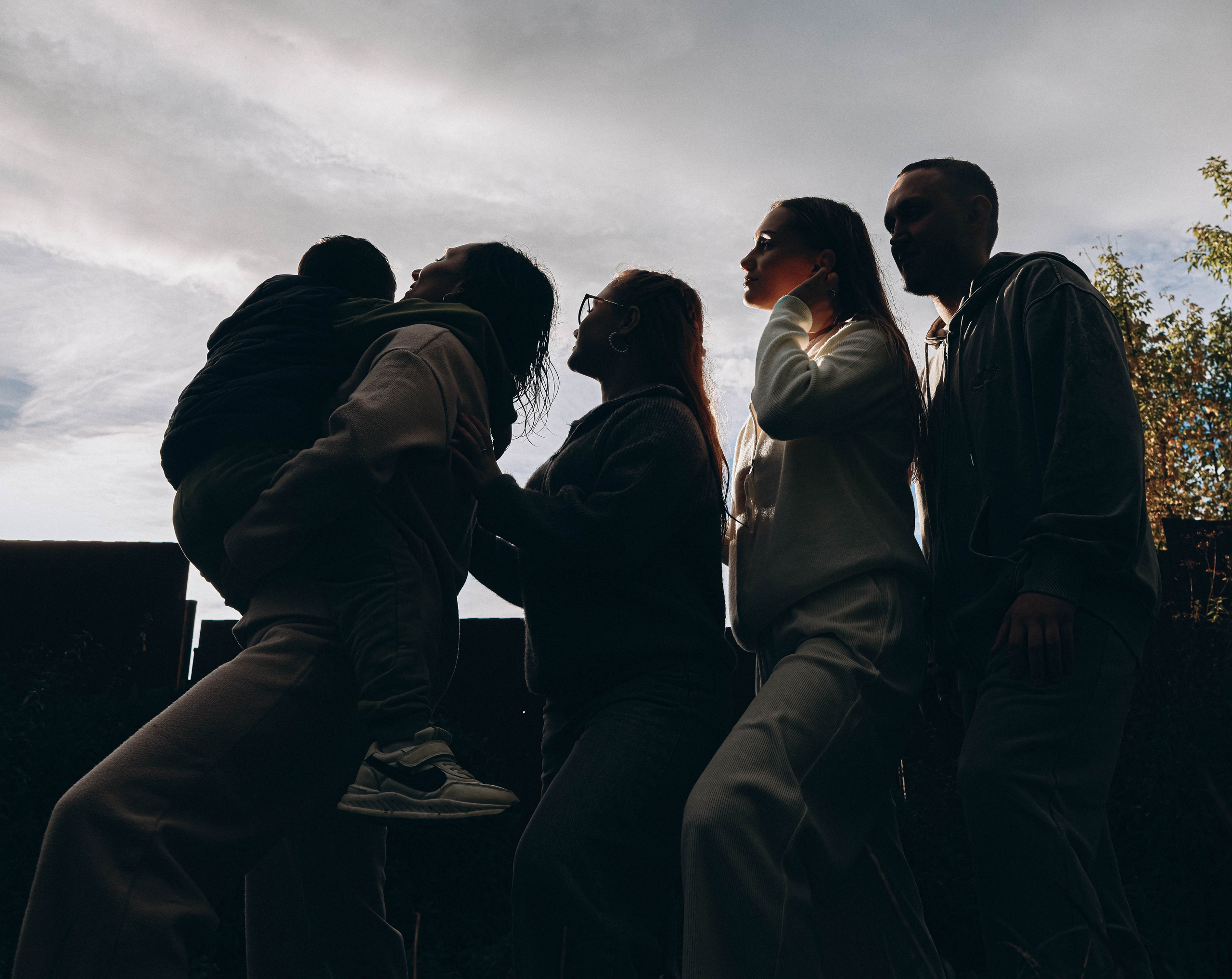 Под дождём. Мультифотограф Динара Ахмедзянова