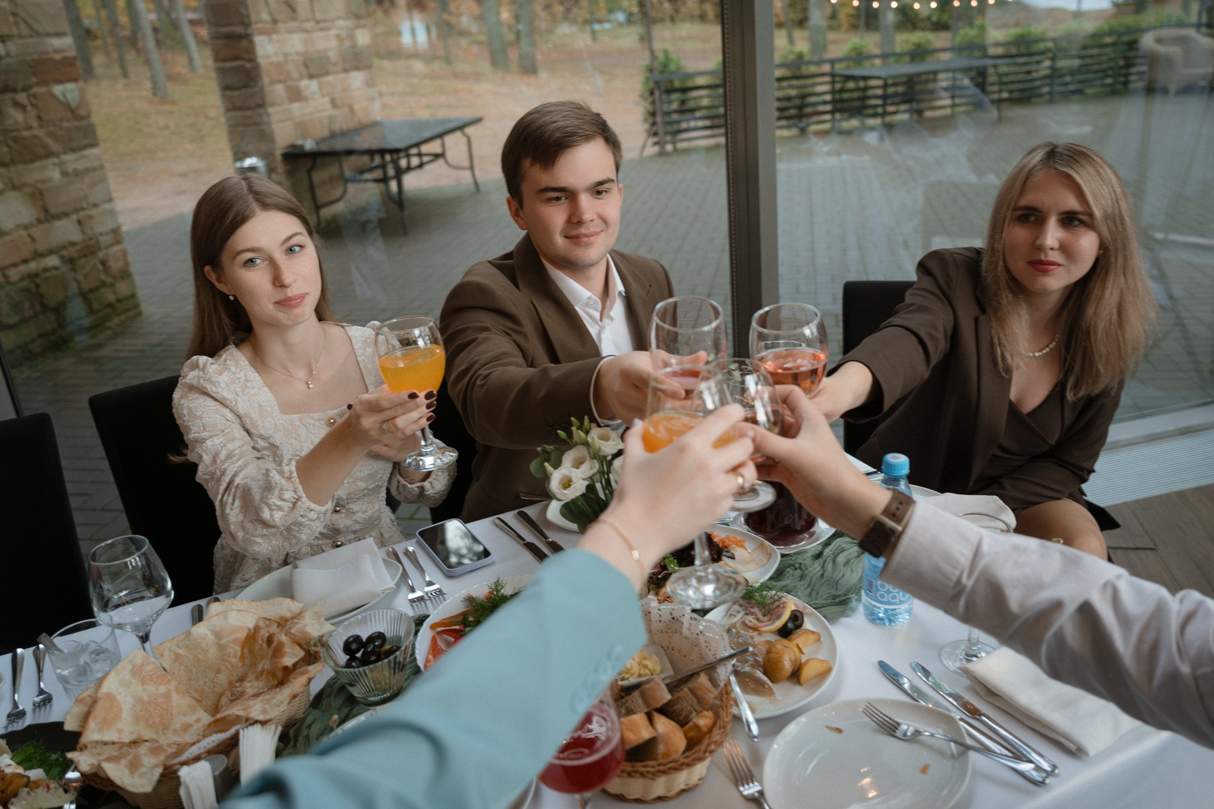 Свадебный ужин в ресторане Атлантис на Финском заливе