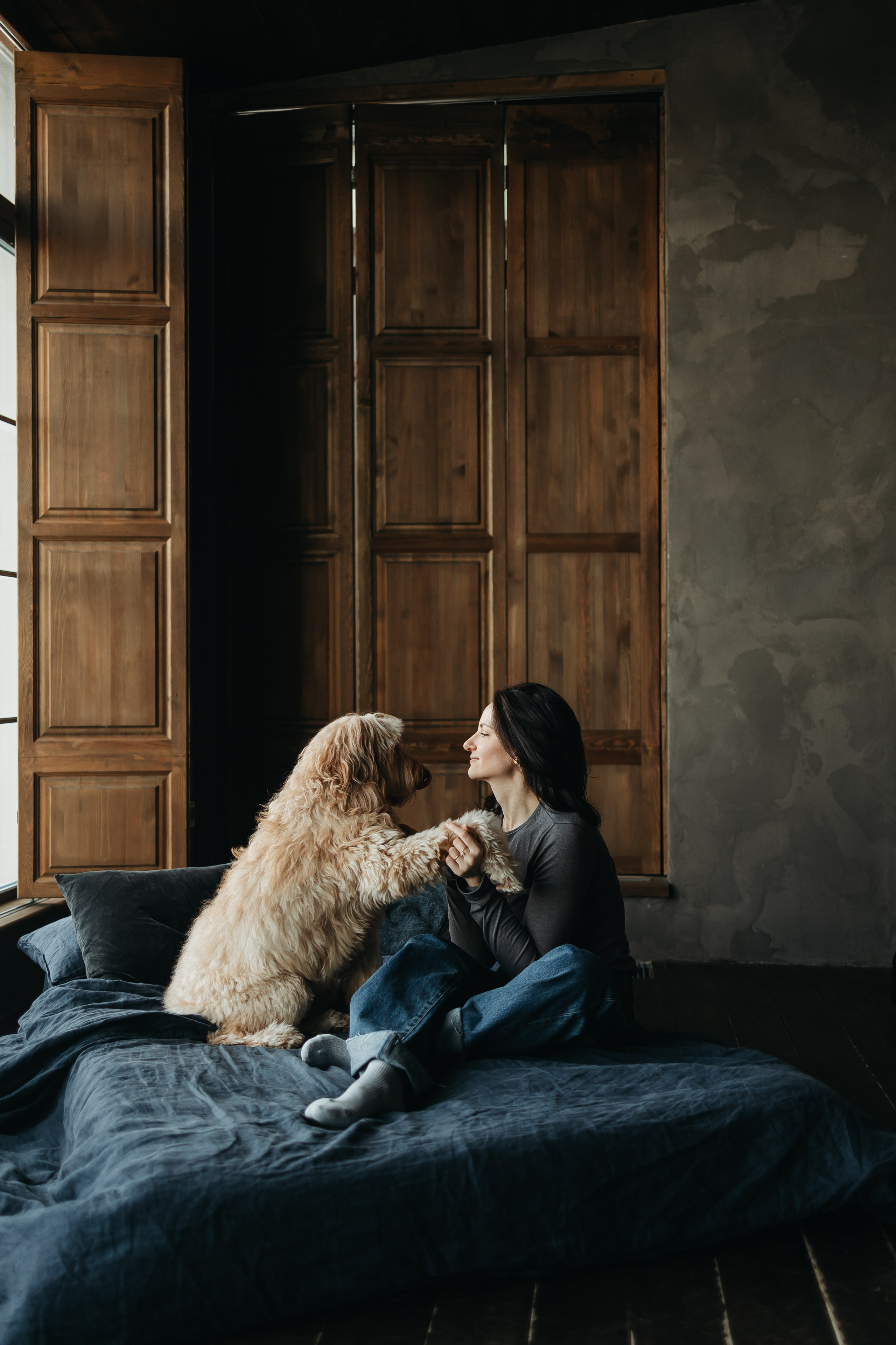 Алина и Фиби. Фотограф-анималист в Санкт-Петербурге Алина Яхонт