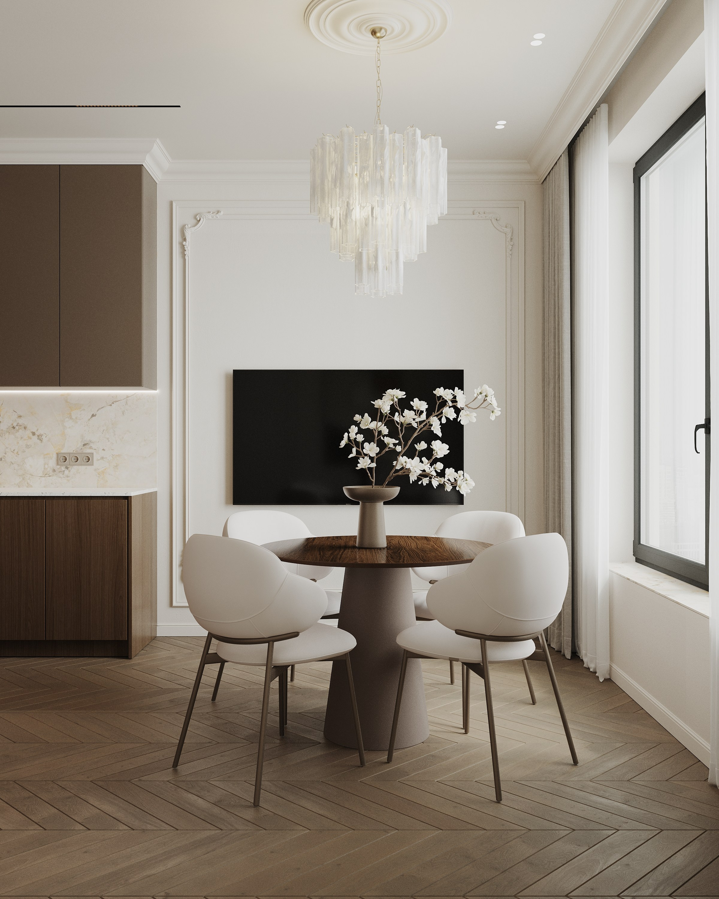 ЖК The One 65 кв.м, г. Санкт-Петербург. 3d визуализатор Анастасия Науменко