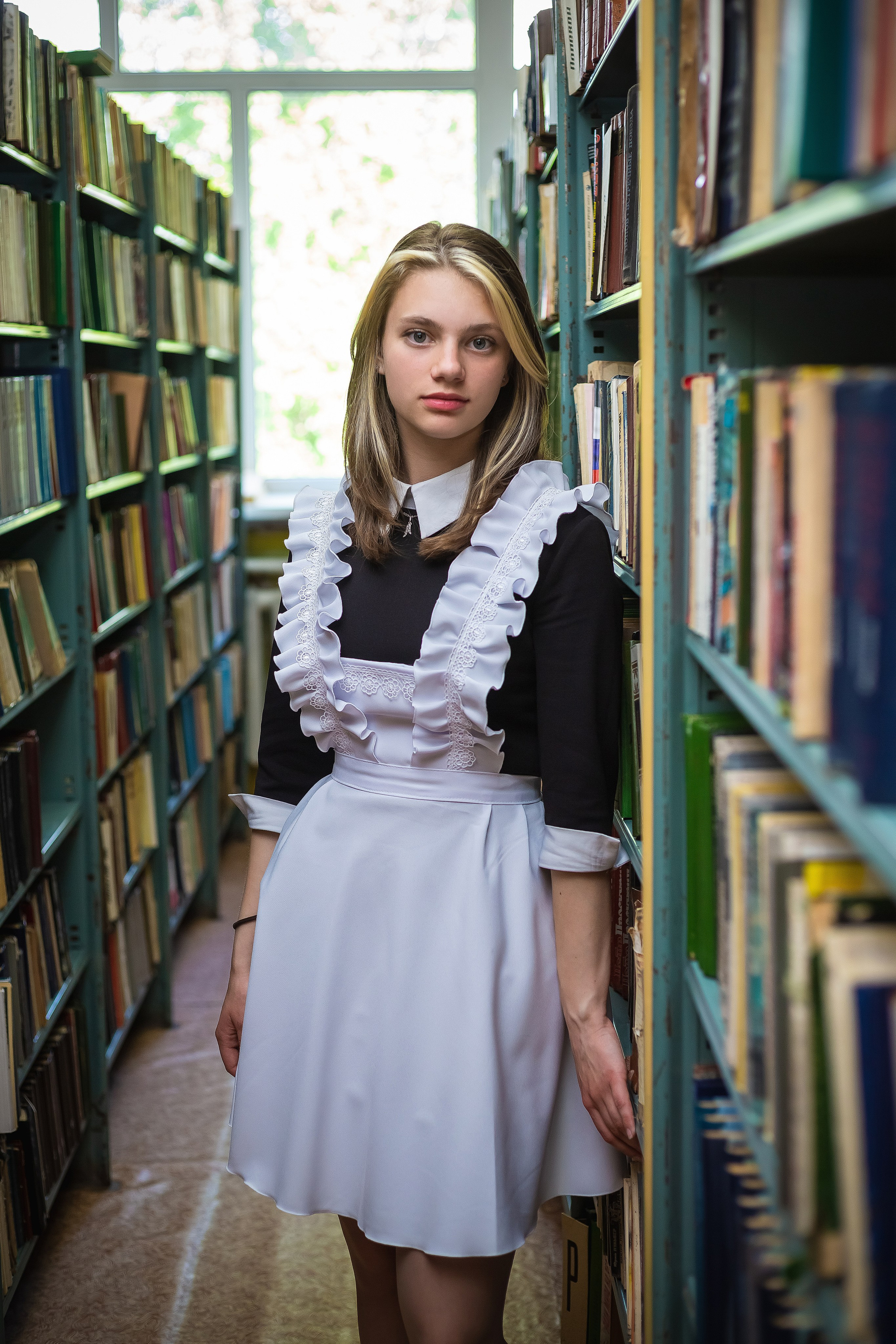 Съемка в библиотеке. Выпускные альбомы Воронеж от Веры Соколовой