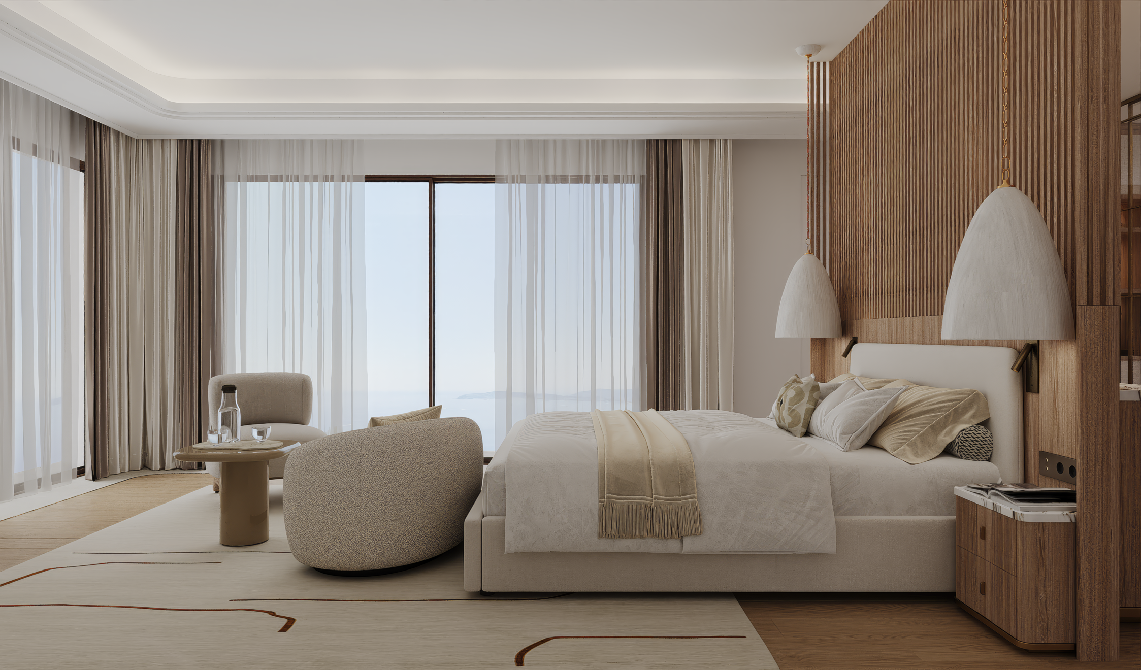 Villa J, Cap-d-A’il. Irina Balykina — Interior 3D Visualization