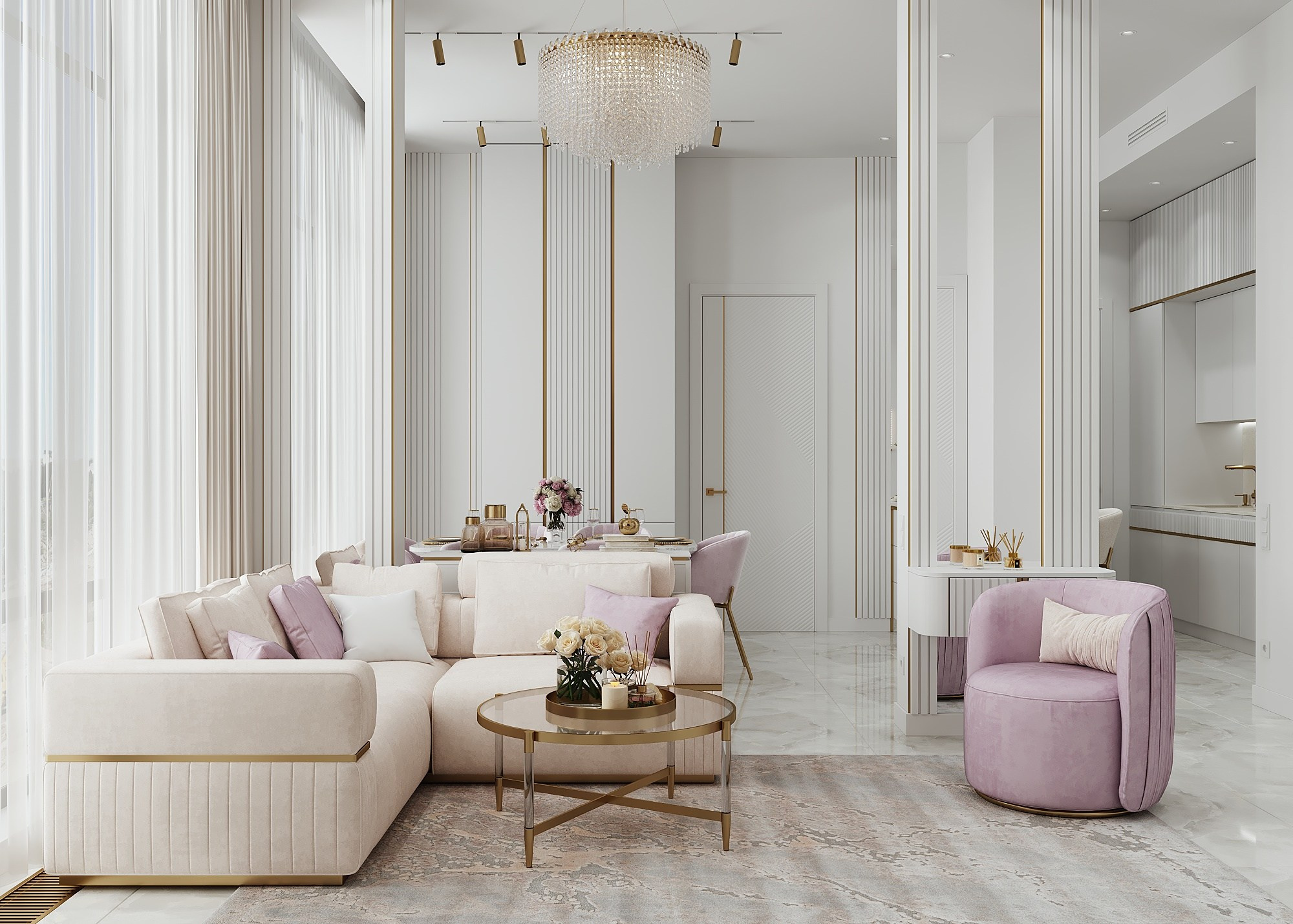 ЖК ШАГАЛ 2. Irina Balykina — Interior 3D Visualisation