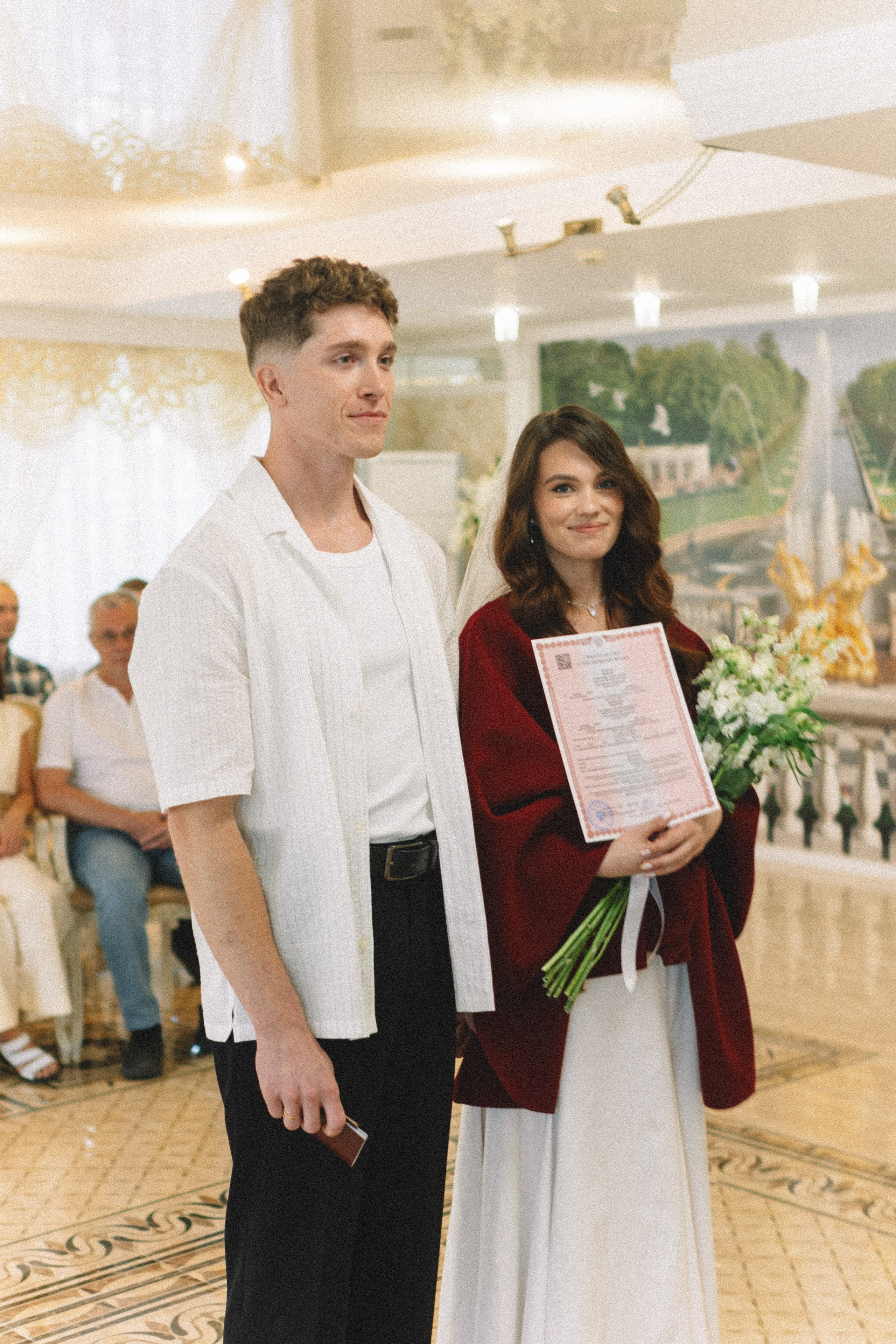 СВАДЕБНАЯ СЬЕМКА В ПЕТЕРГОФЕ И СЬЕМКА РЕПОРТАЖА В ЗАГСЕ ПЕТЕРГОФА. Профессиональный фотограф, Санкт-Петербург — Виктория Богомолова