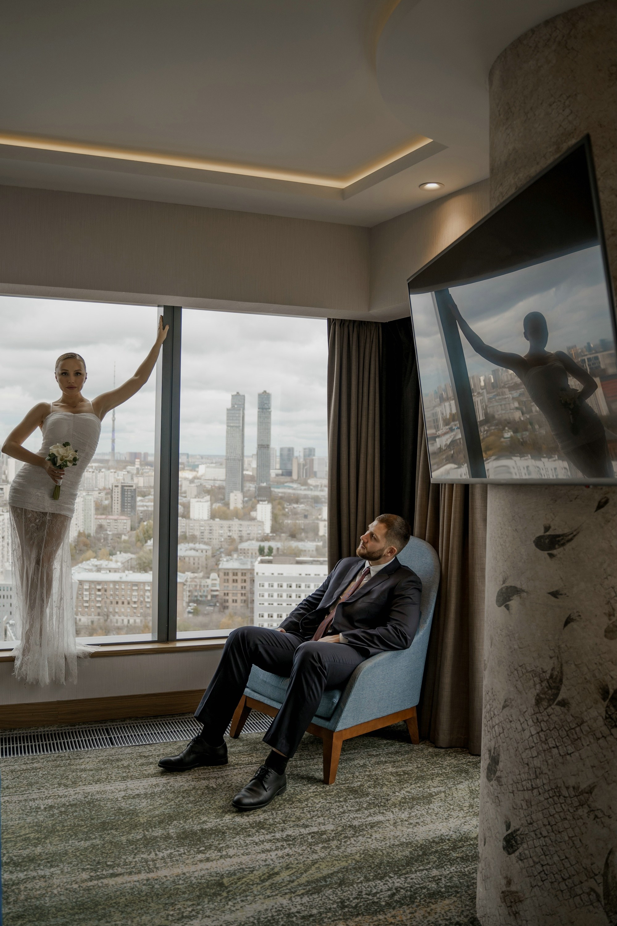 Свадебная фотосессия в Рэдиссон Блу Олимпийский. Свадебный и семейный фотограф в Москве Светлана Зоткина