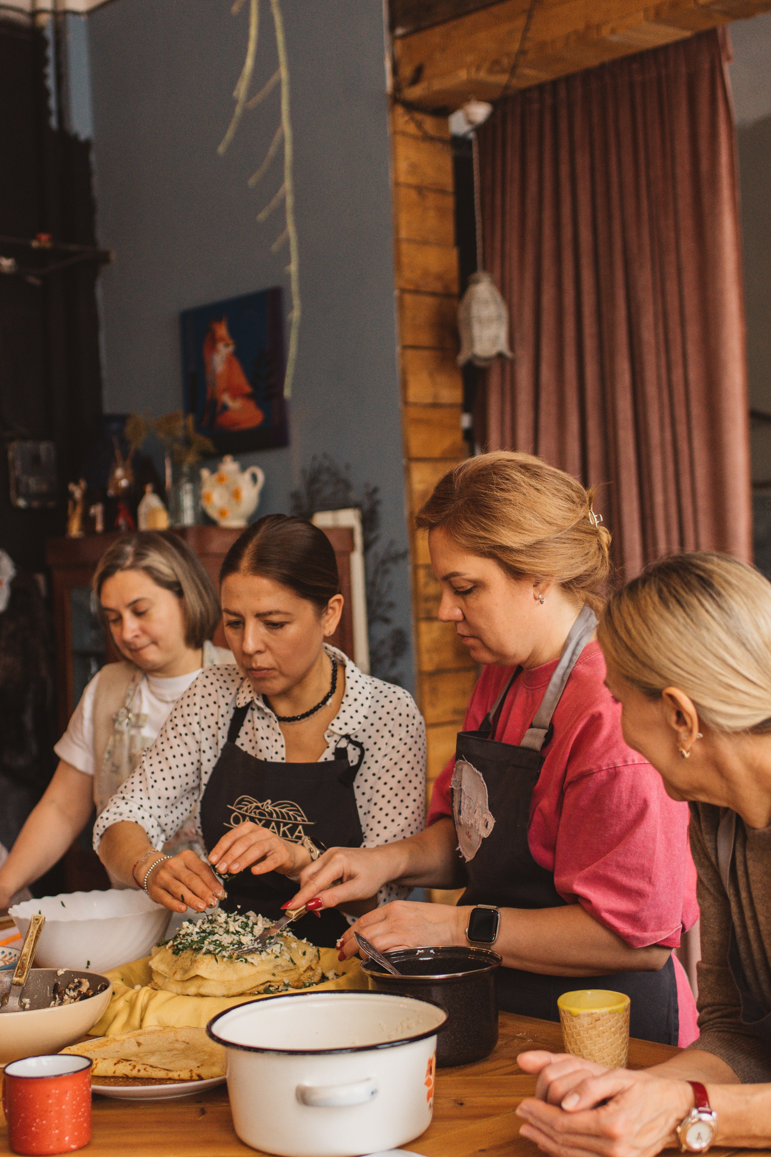 Простраство Тепло. Блинный день. Сайт портфолио