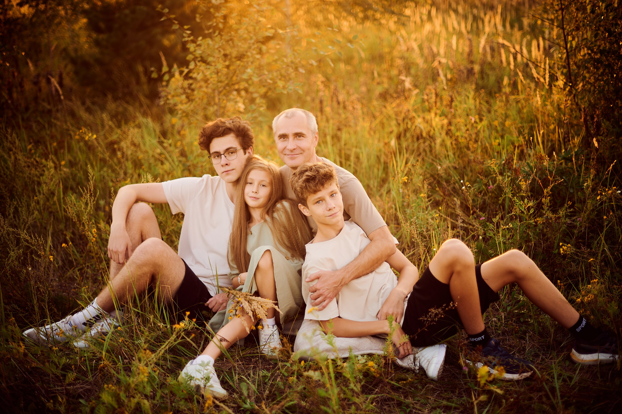 НА ЗАКАТЕ | НАСТЯ, ВИТЯ, МАША, ЛЕША и ЖЕНЯ. Свадебный и семейный фотограф РИТА БОЧКАРЁВА