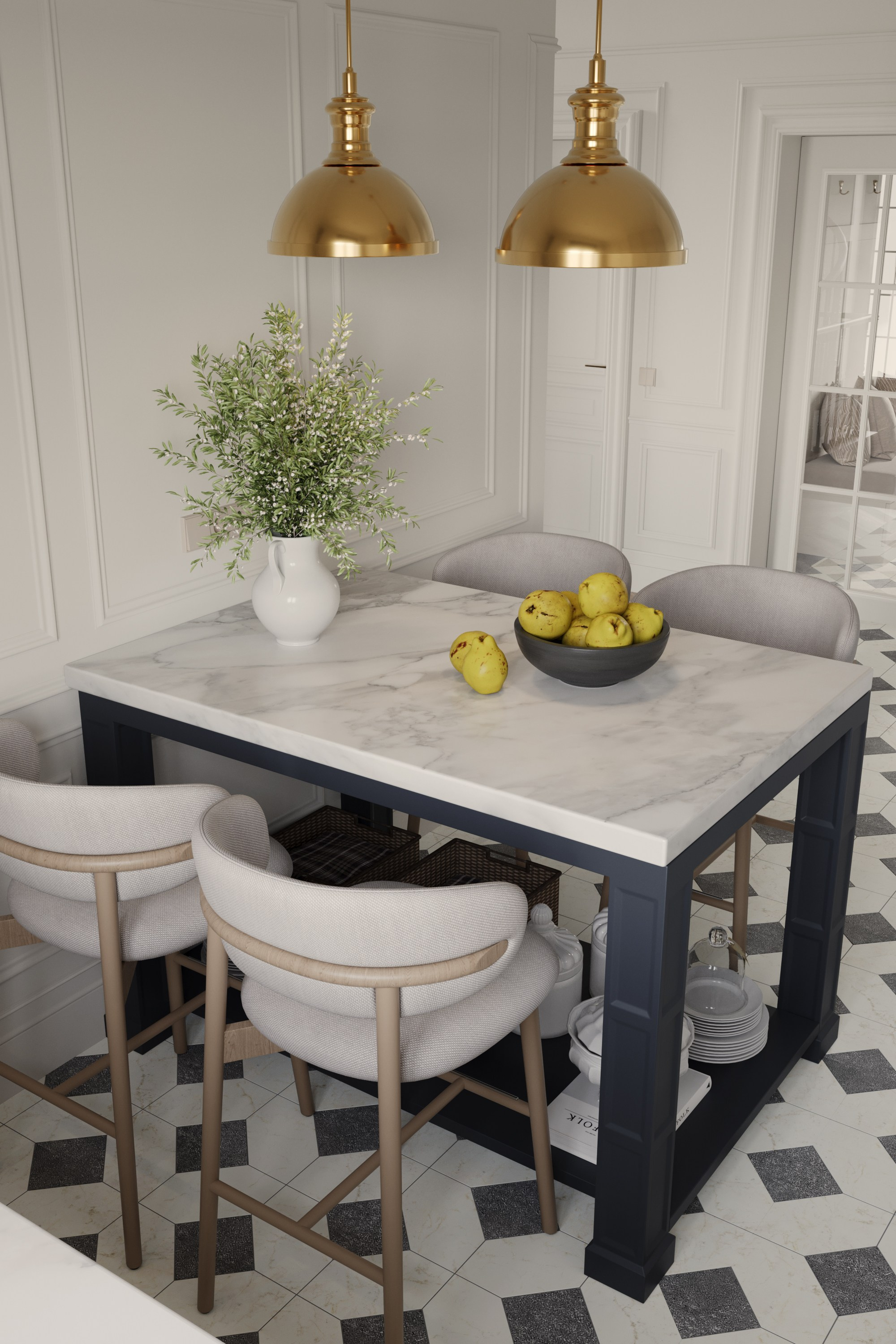 Дом 320 м² для большой семьи в Парижском стиле🤍