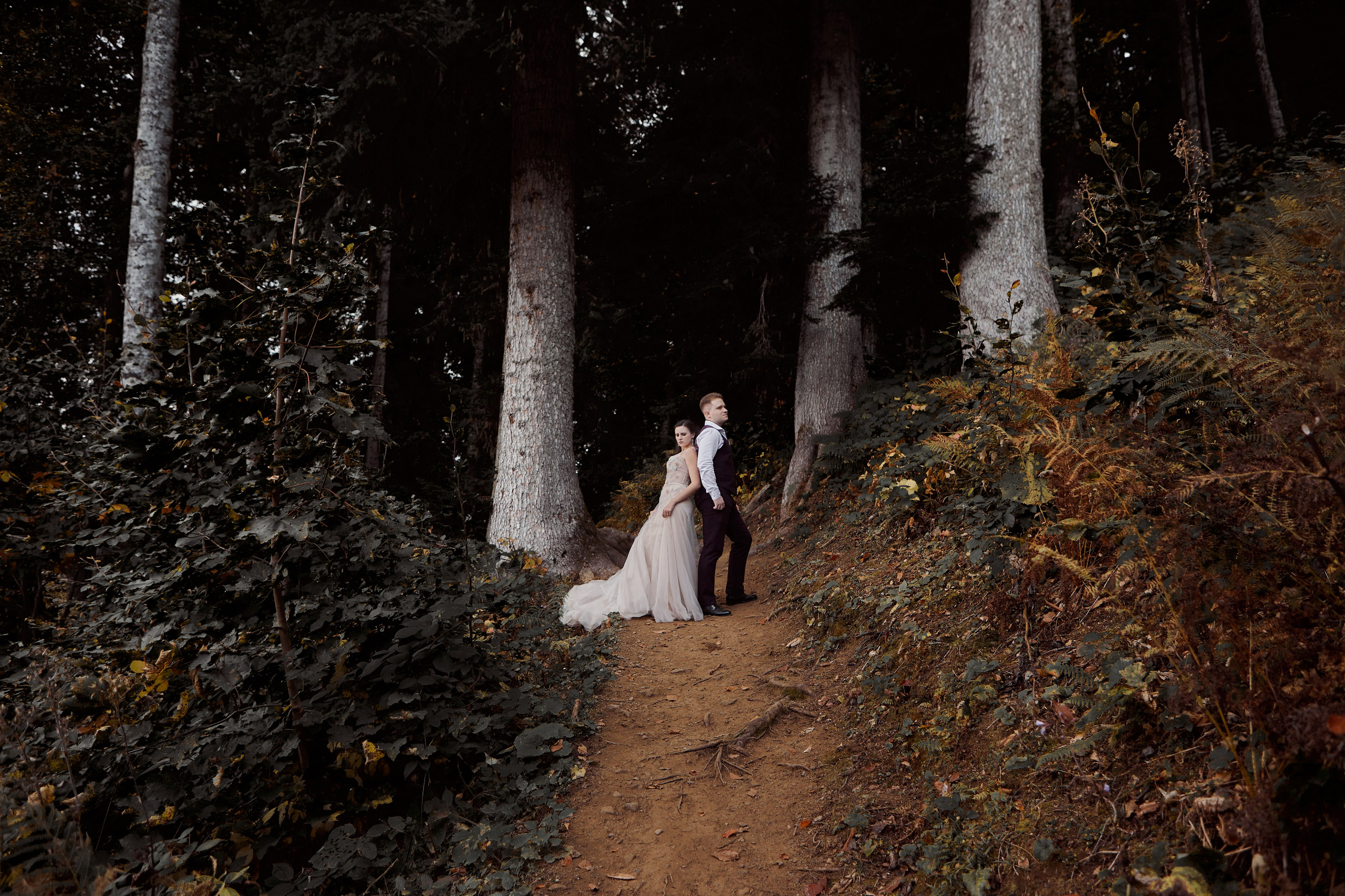 Свадебная фотосессия в горах. Свадебный и семейный фотограф в Сочи-Красной поляне Ларионова Анна