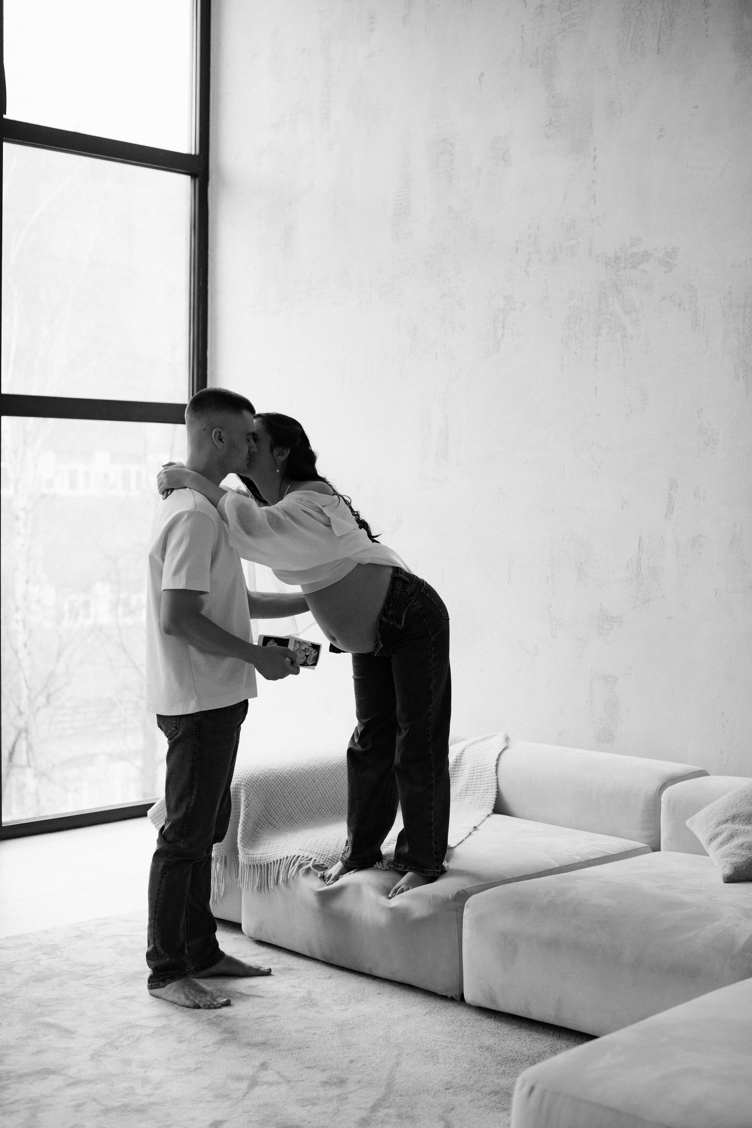 Анастасия. Уютная фотосессия беременности. Фотограф в Москве Ольга Сатони