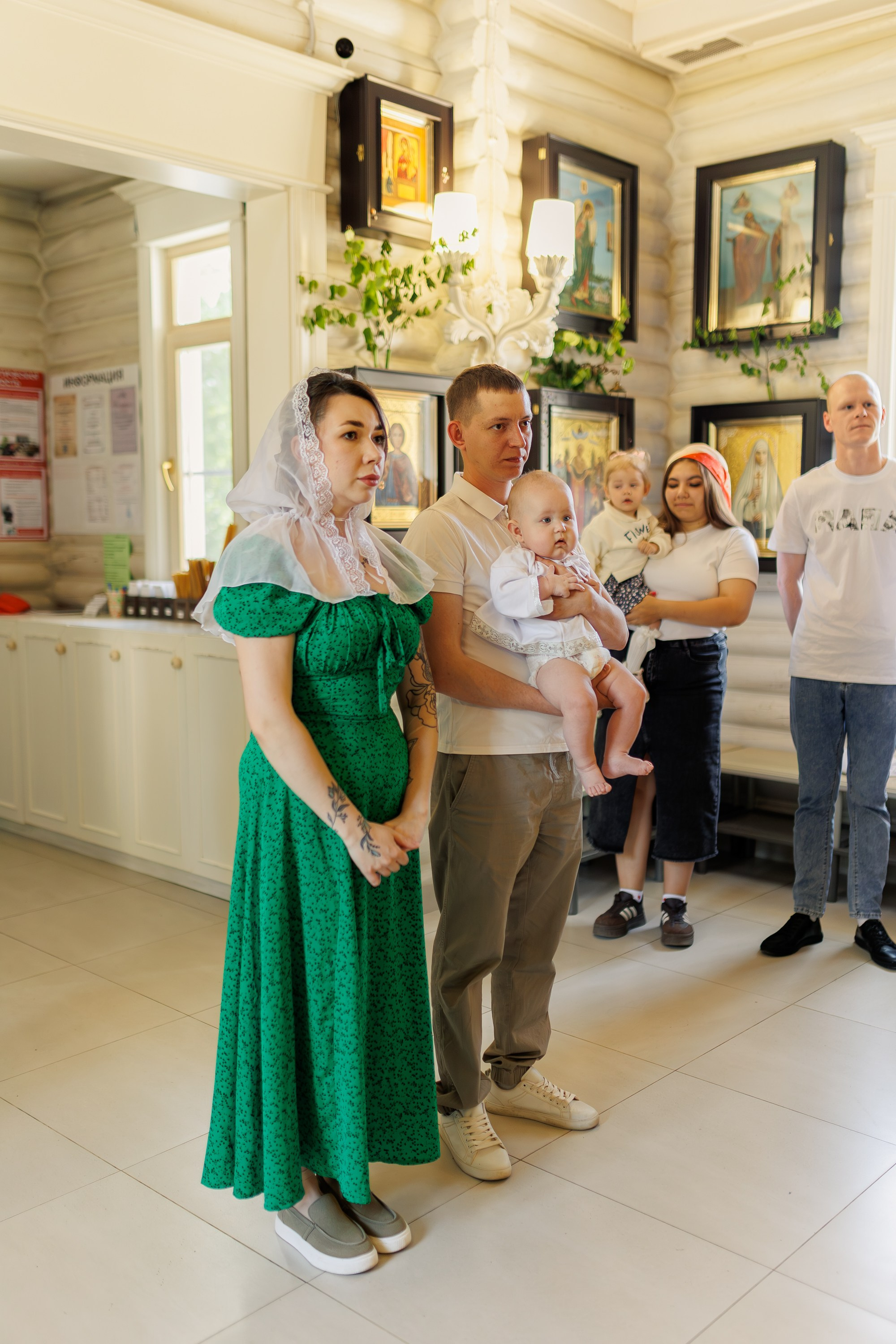 Таинство крещения. Храм Николая Чудотворца. Фотограф из Хабаровска Юлия Черёмушкина