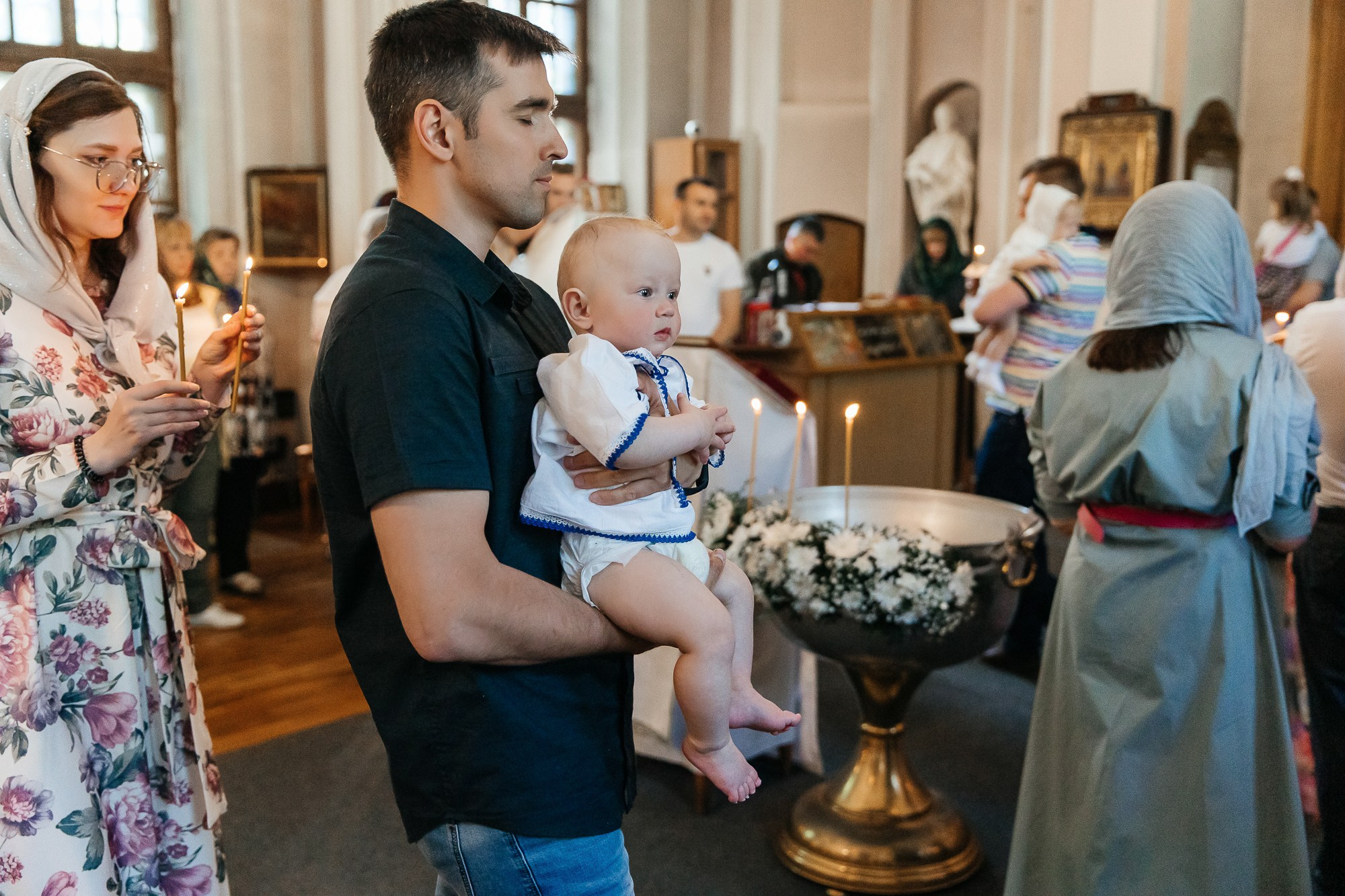 Таинство крещения Дмитрия (28 мая 2023). Свадебный и семейный фотограф Крамар Наталья