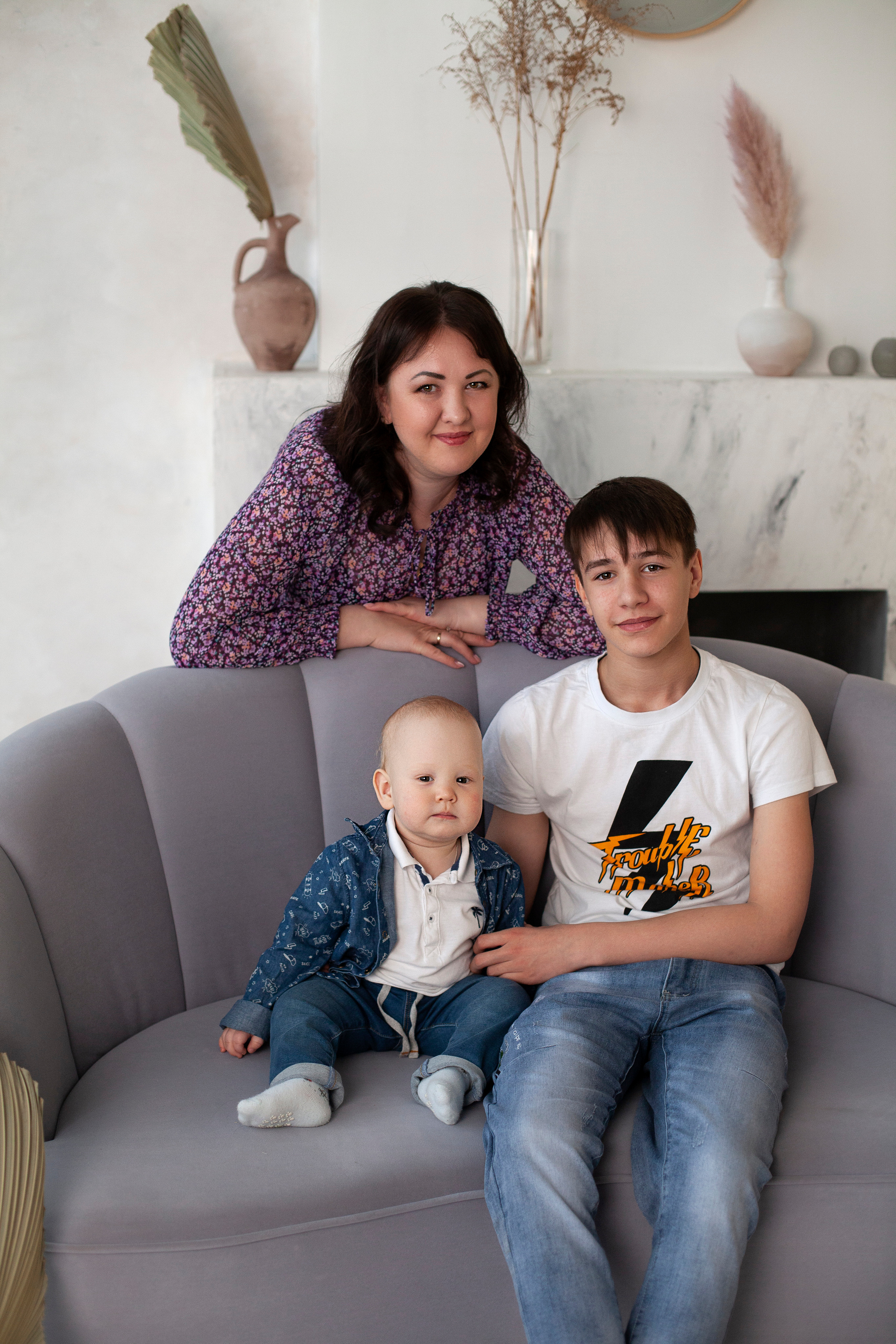 Семейная фотосессия в студии. Семейный, школьный фотограф в Нижнем Новгороде Елена Сентюрева