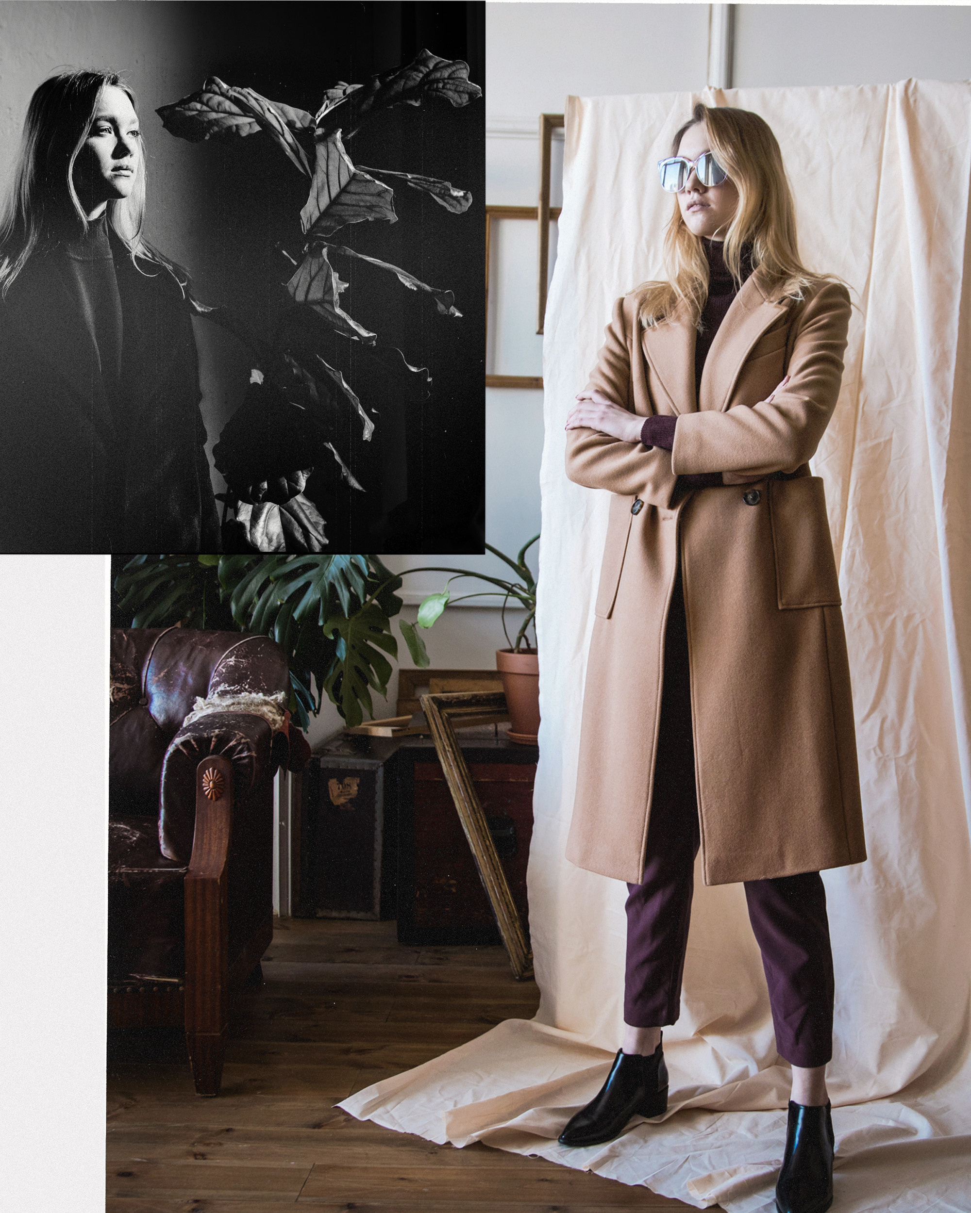 Портретная фотосессия в студии и стритфотография