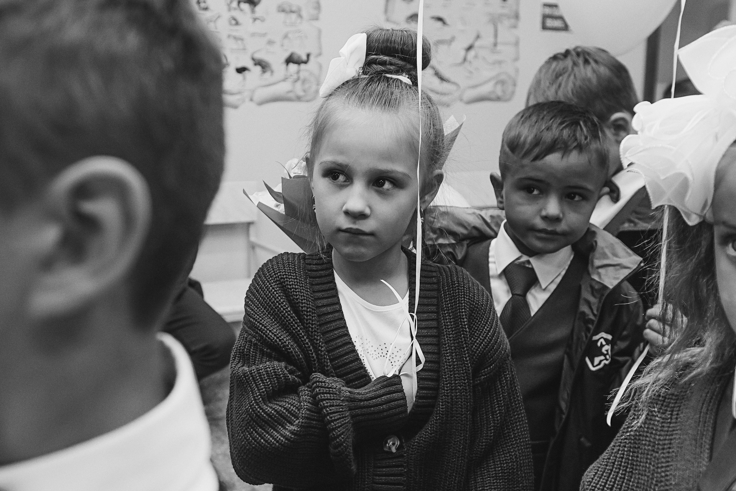 1 сентября линейка+кл час+портреты. Семейный фотограф Тюмень, фотограф на роды Салмина Мария