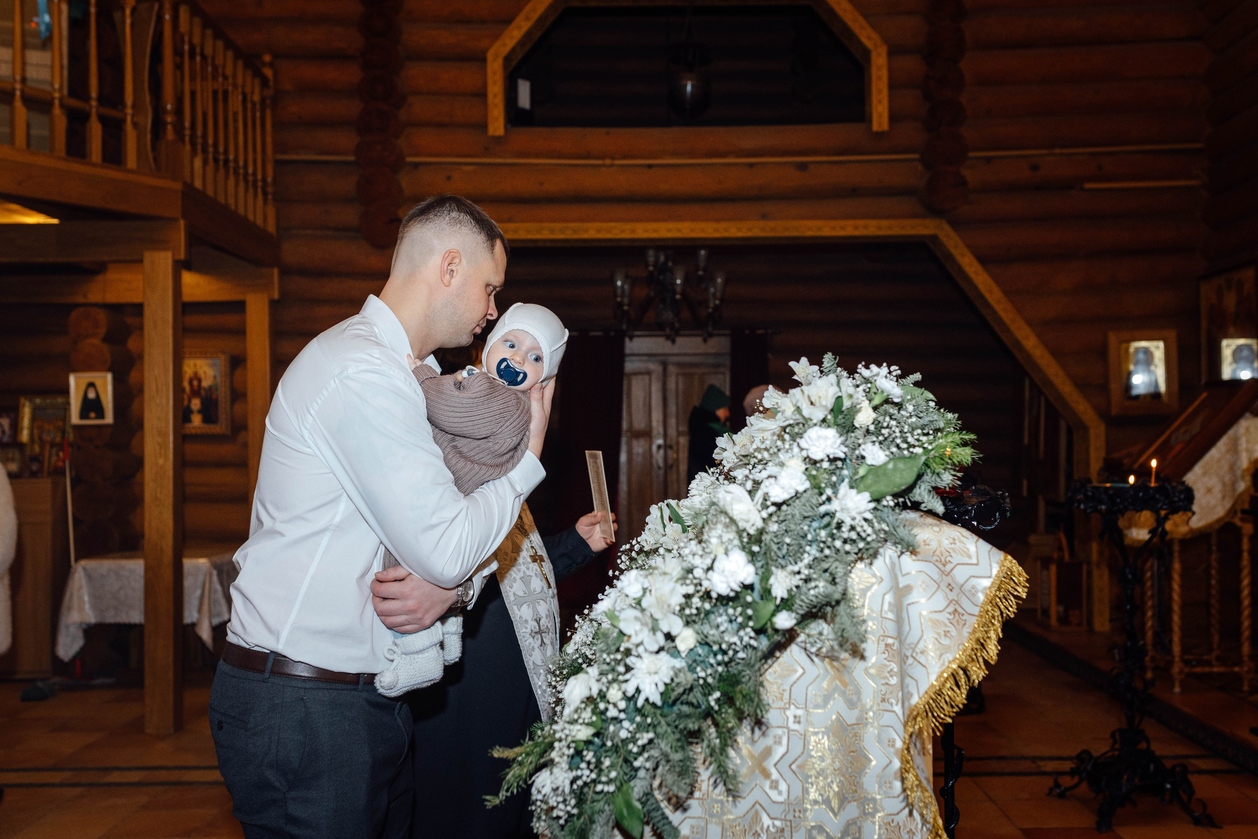 Крещение Матвея, храм Святой Троицы, декабрь 2025