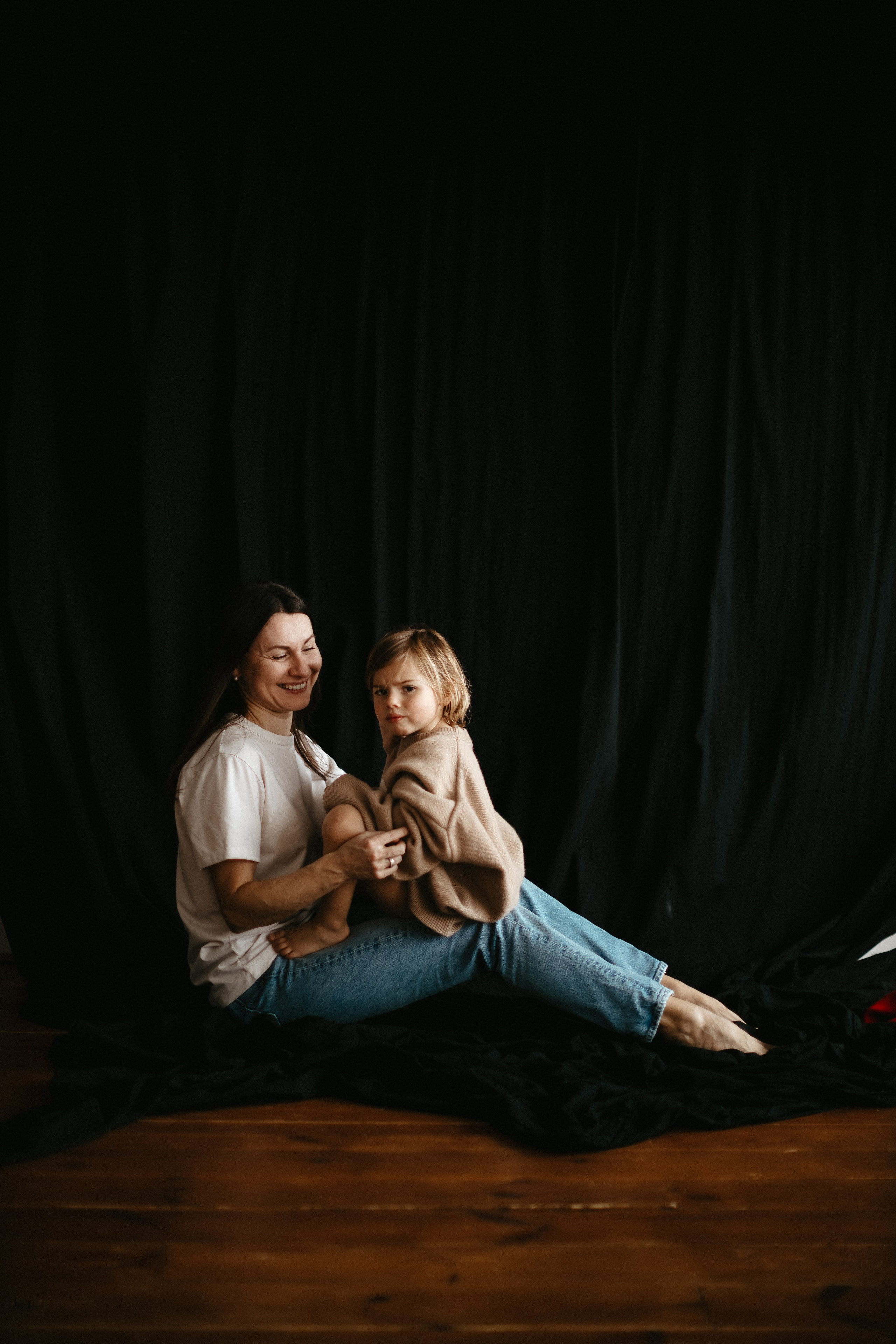 Мама и девочки. Евгения Пелипас