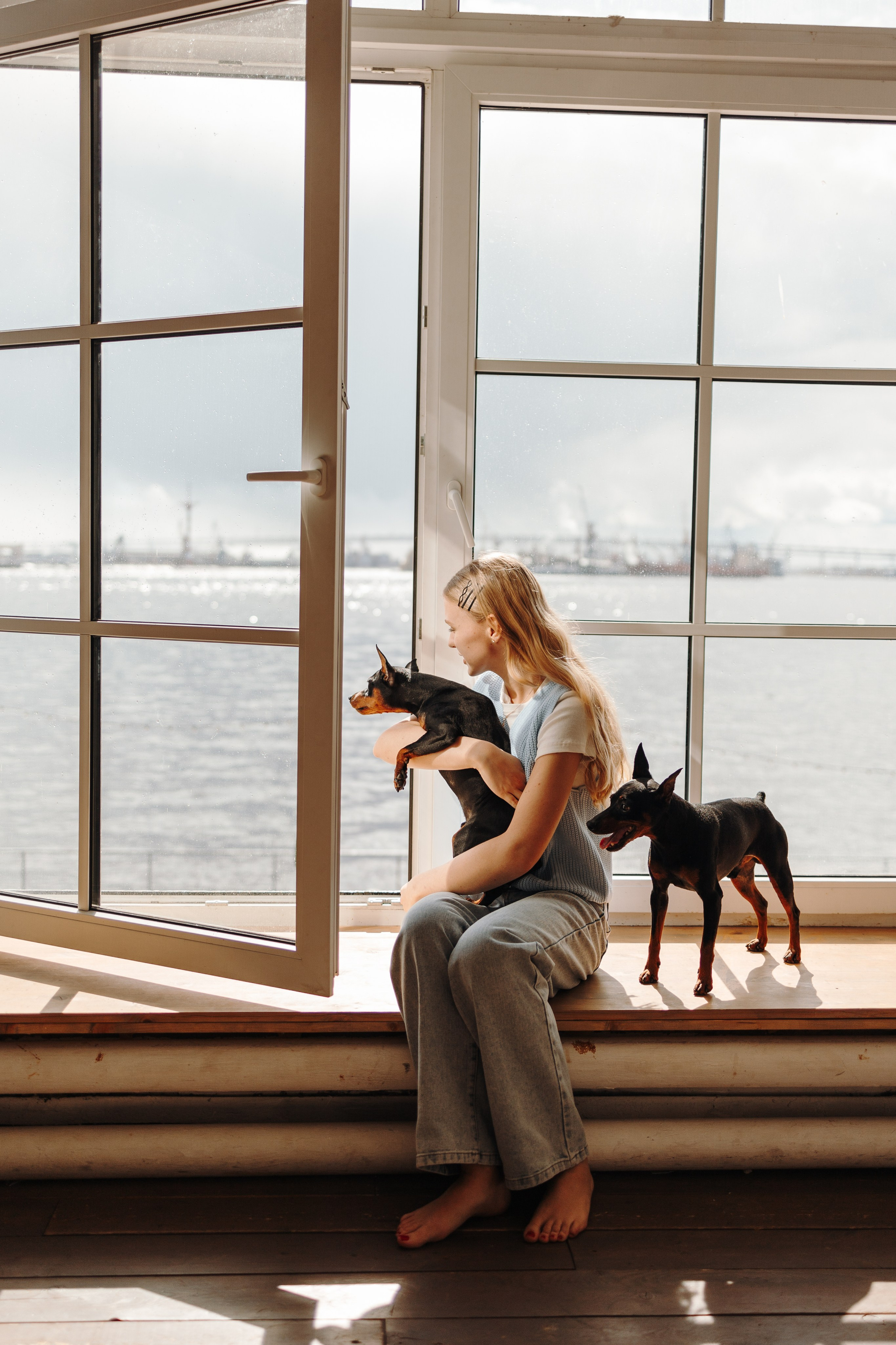 Катя и ее мальчики. Фотограф — Анималист | Санкт-Петербург