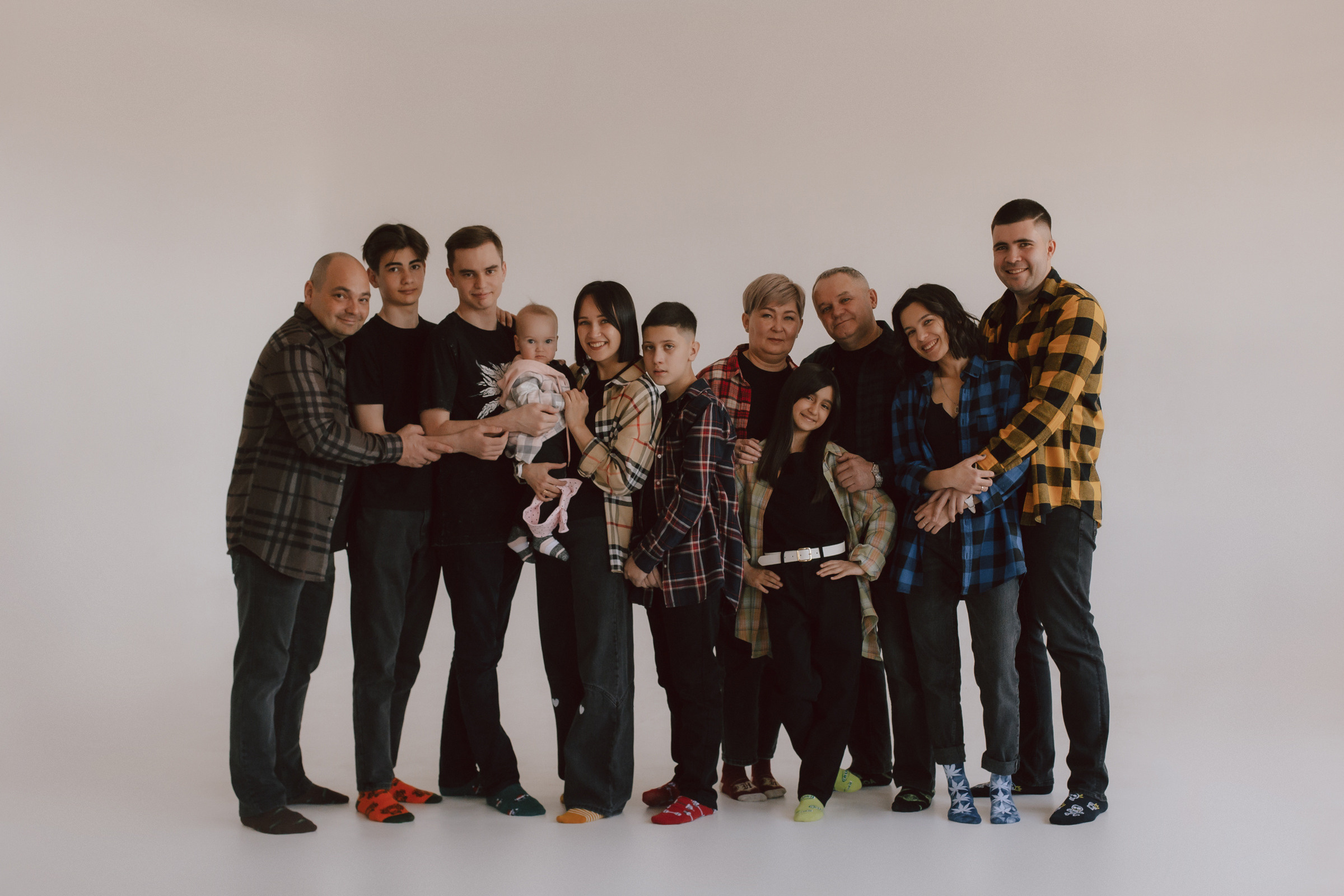 Семья Веры и Надежды. Фотограф Улан-Удэ