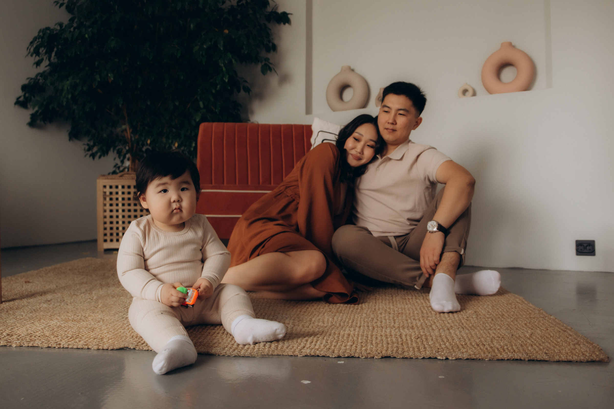 Жамбал, Алина и Максар. Фотограф Улан-Удэ