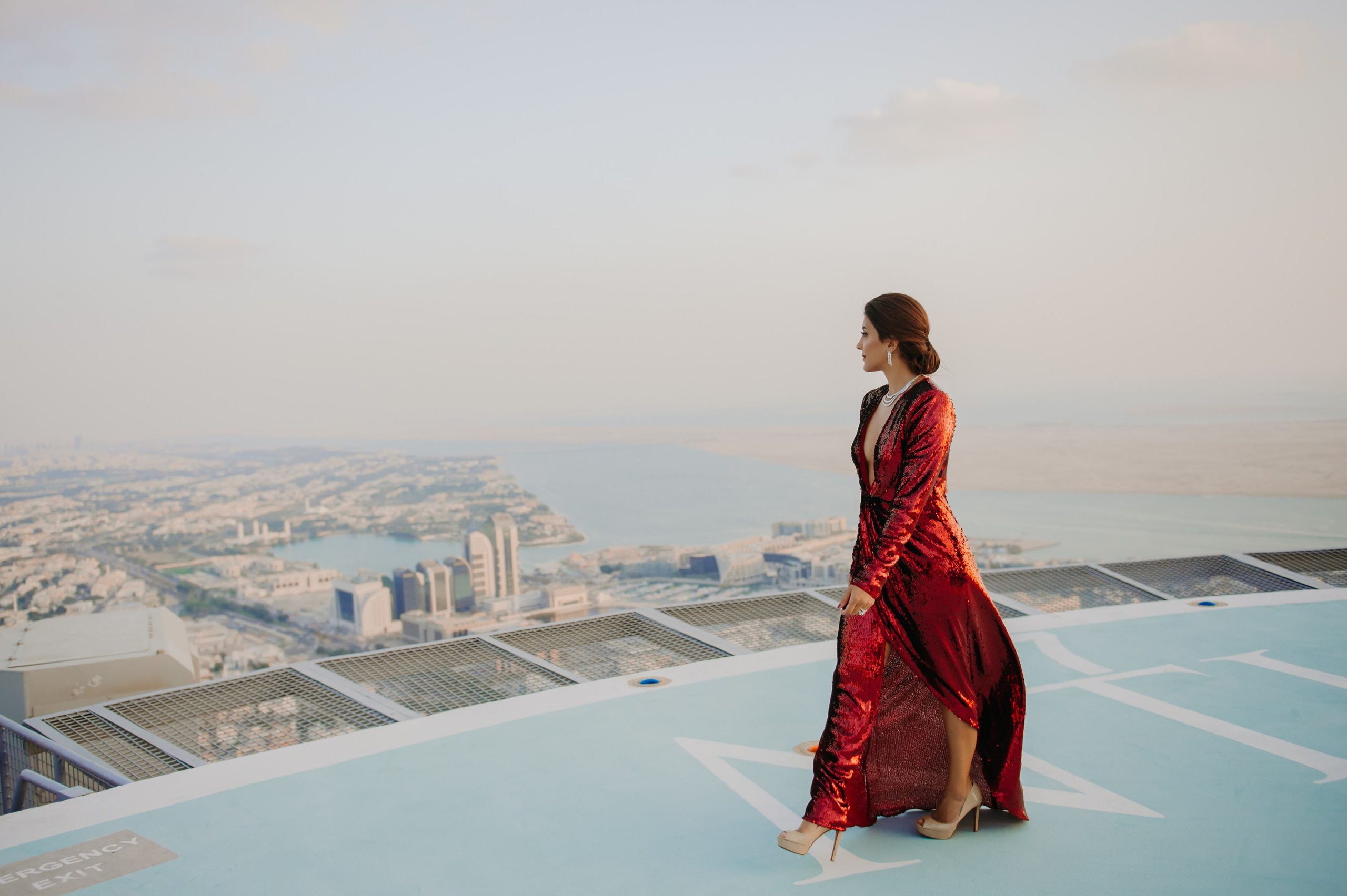 Love Story на высоте (Абу Даби). Фотограф в Москве и Санкт-Петербурге Дарина