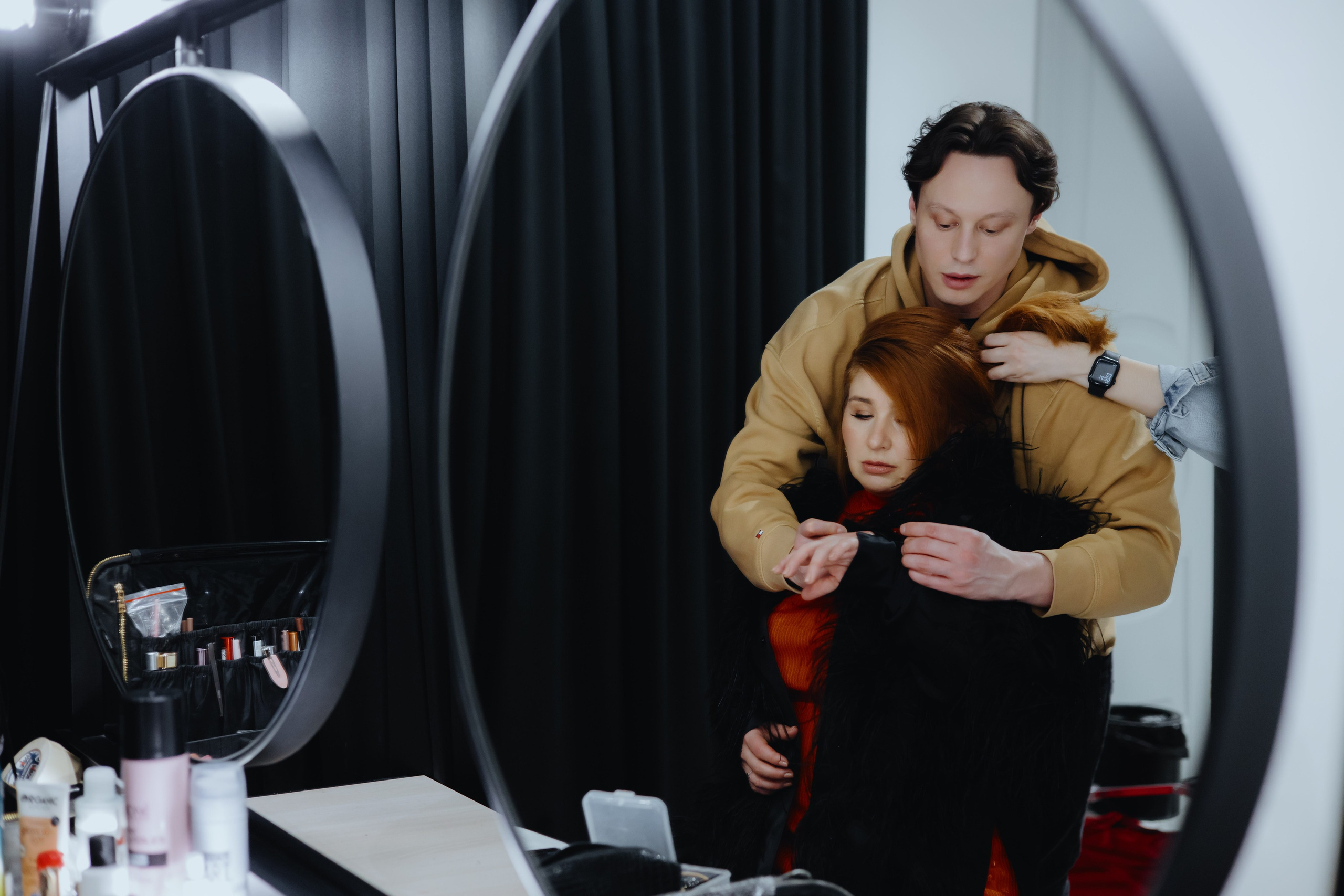 Backstage для журнала «Караван историй» с Юлией Куварзиной. Фотограф в Москве и Санкт-Петербурге Дарина