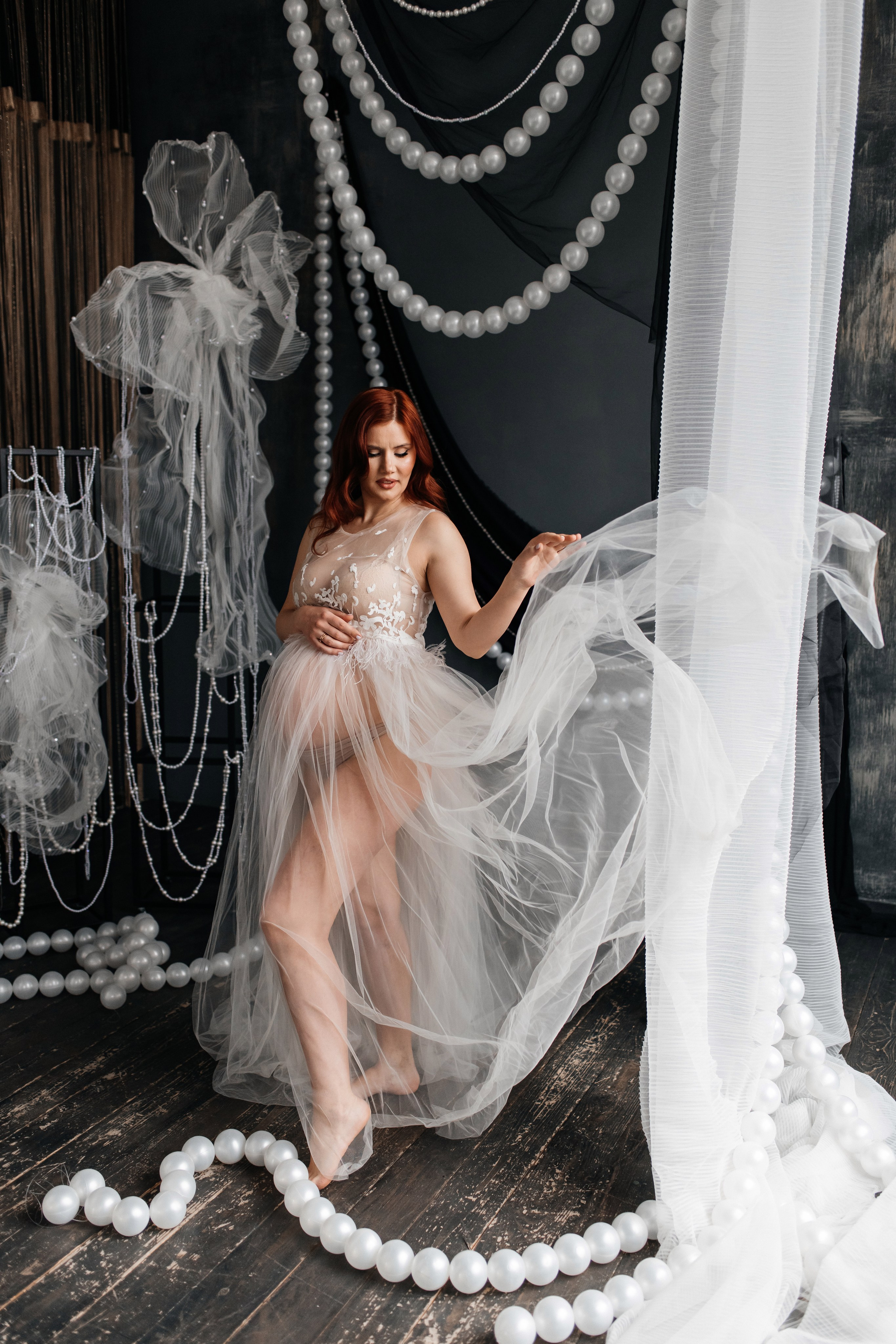 «Мягкость ожидания: в струящихся тканях и украшениях». Фотограф в Москве/Зарайске Шахова Марина