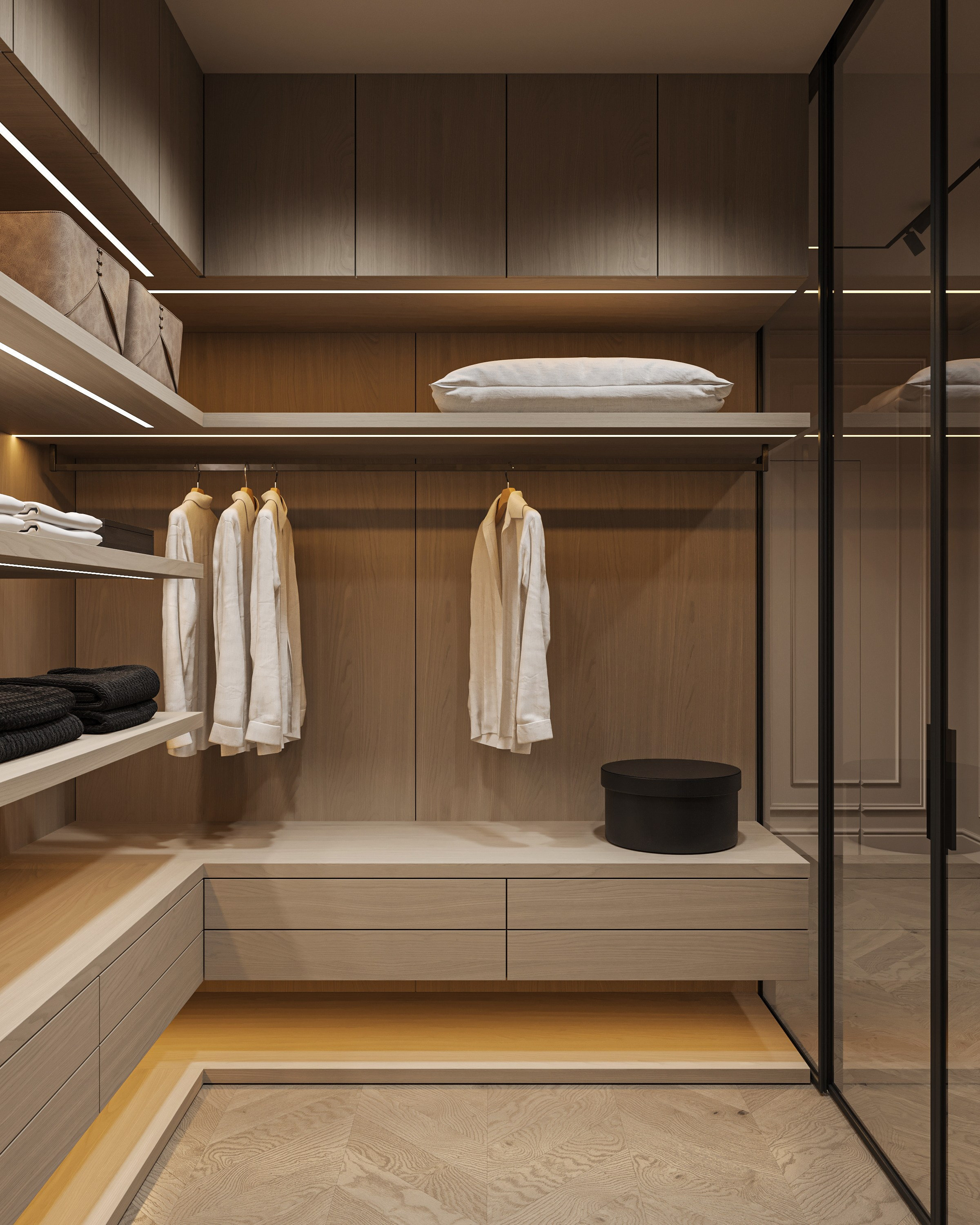 Кухня-гостиная ЖК «Континенталь». 3D визуализация интерьера Надежда Соколова