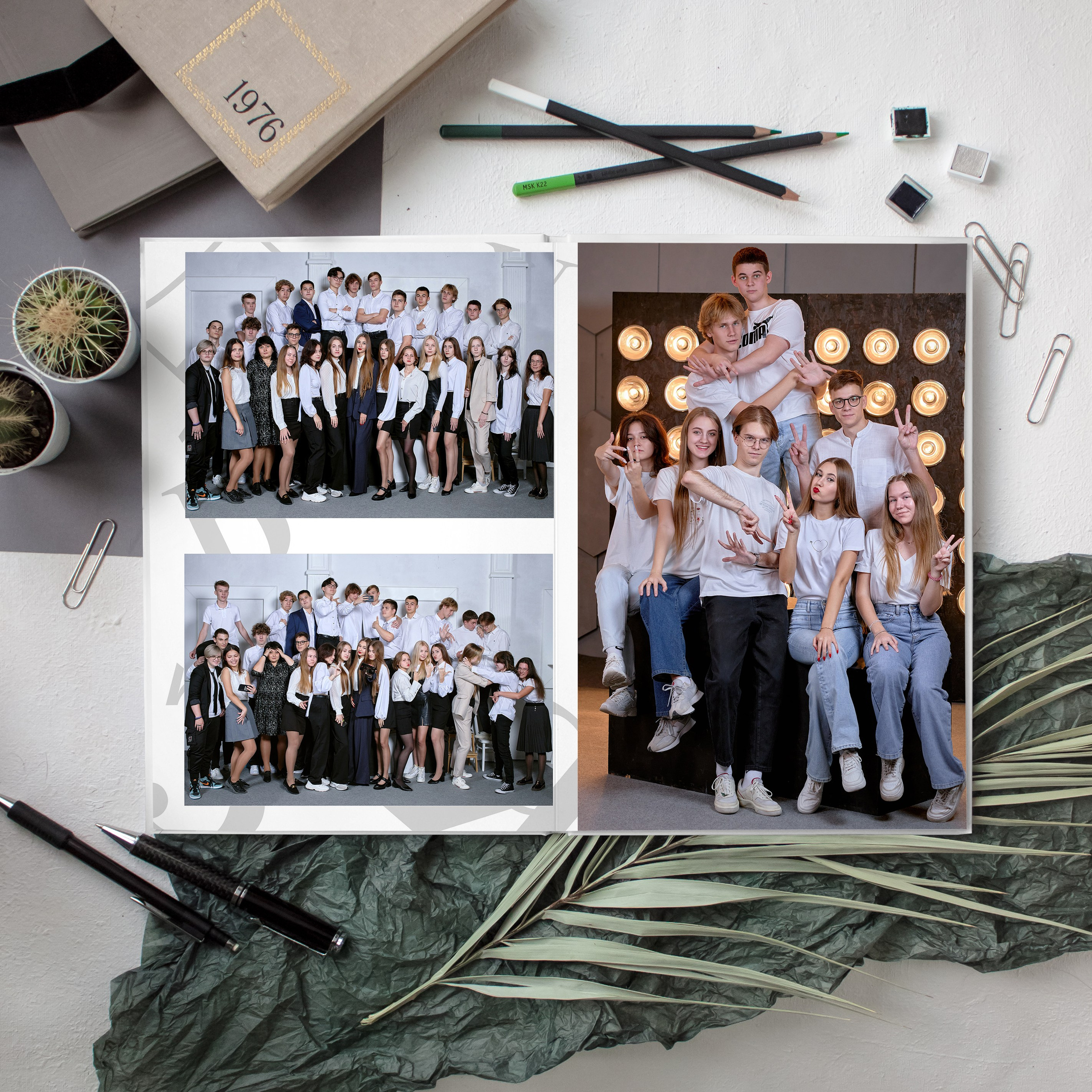 Выпускной Альбом Таганрог 10 разворотов. Фотограф Выпускные альбомы Таганрог Сергей Коробченко