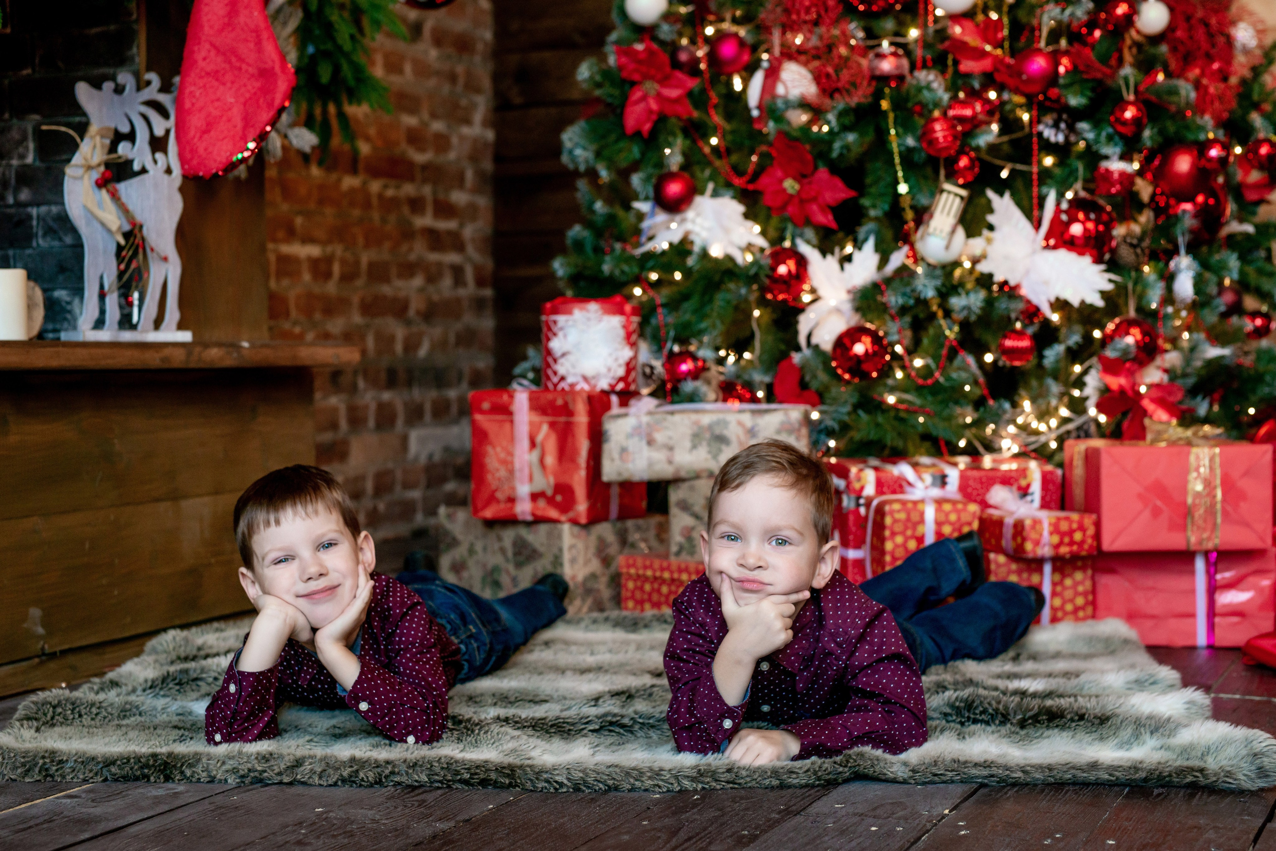 Новогодняя классика. Портретный, семейный и свадебный фотограф в Санкт-Петербурге и в Пушкине Ширяев Денис