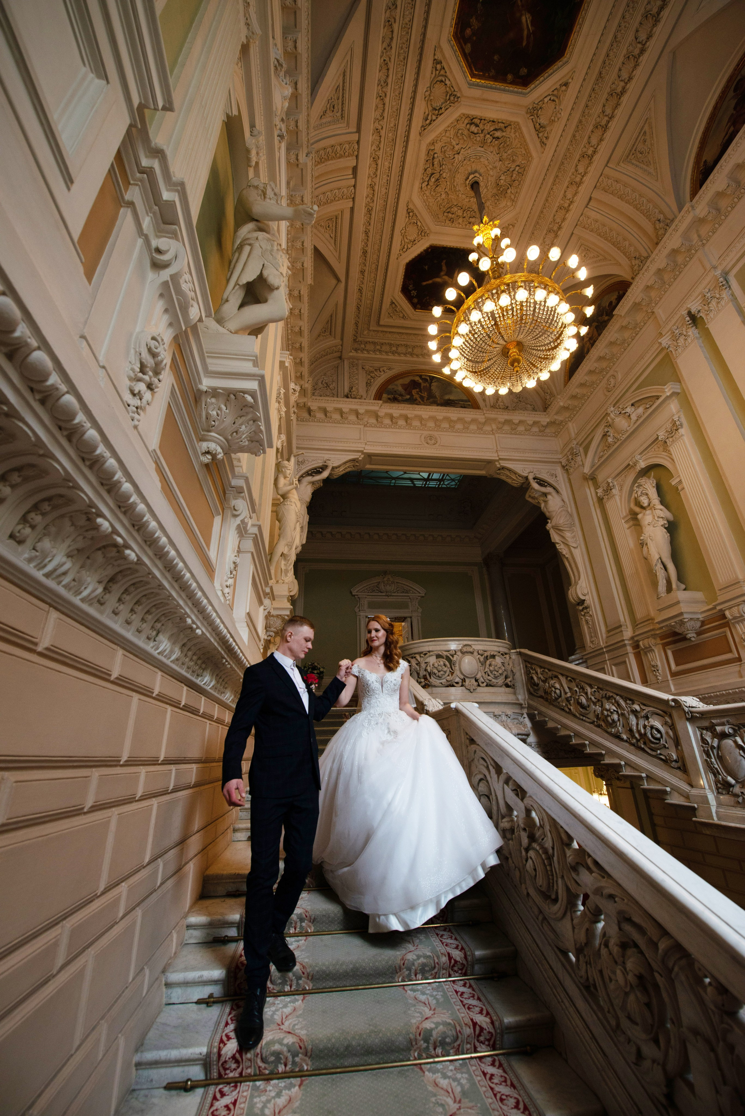 Екатерина и Алексей (свадебная фотосессия в Эрмитаже и Первом Дворце Бракосочетания на Английской набережной 28). Портретный, семейный и свадебный фотограф в Санкт-Петербурге и в Пушкине Ширяев Денис