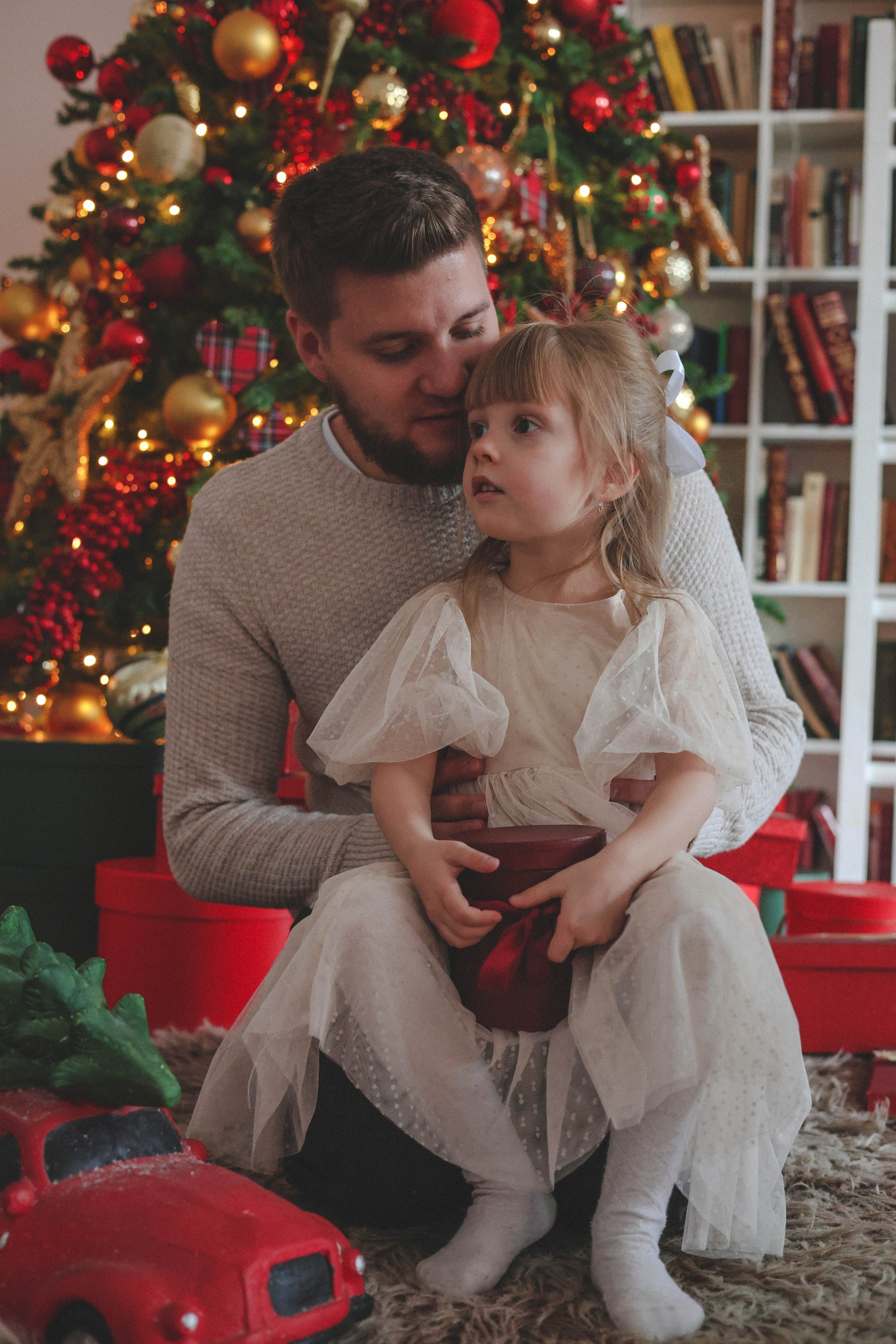 Новогодняя история «Кира и ее семья». Фотограф в Москве Анастасия Калинина