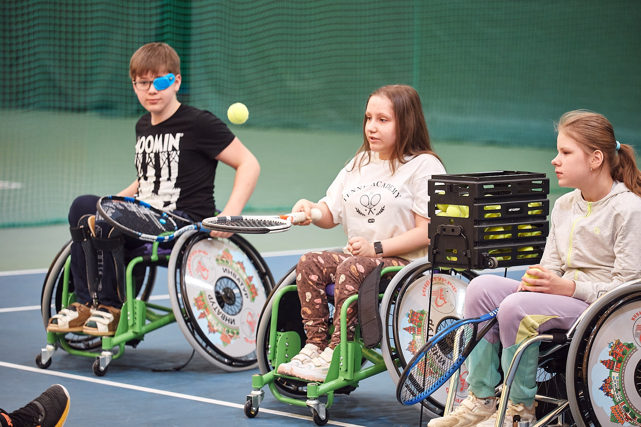 Тренировка теннис на колясках / АНО «Второе дыхание». Антон Артюшин, портретный фотограф. Москва