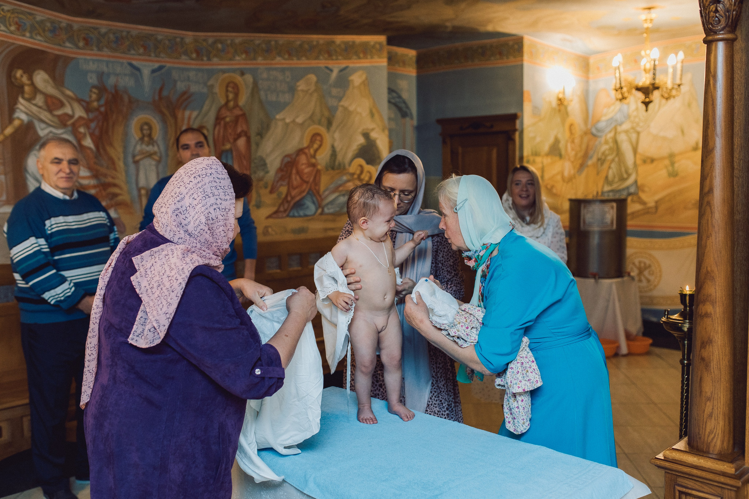 Крещение в Троицком соборе