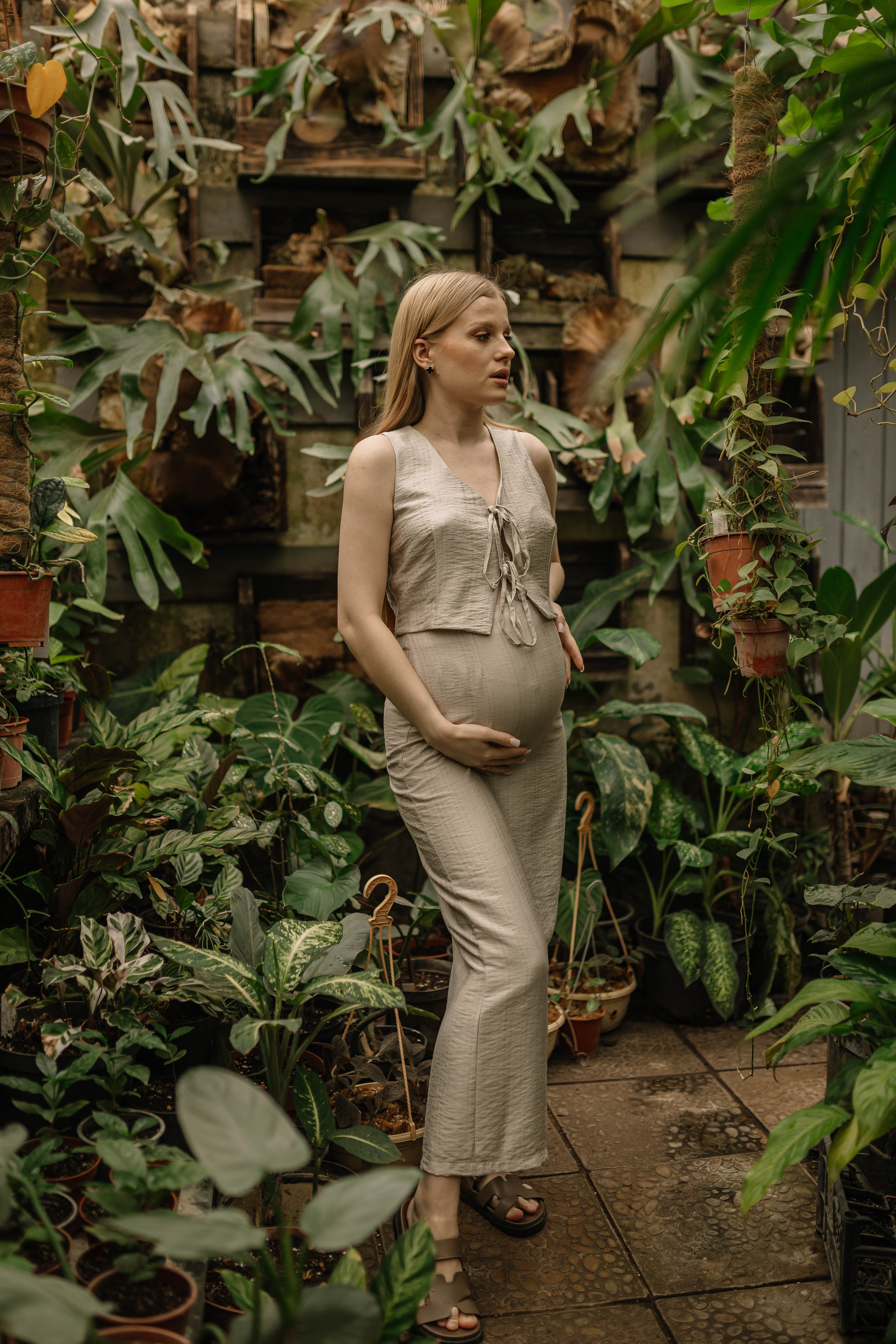 В оранжерее. Фотограф Александра Кузнецова