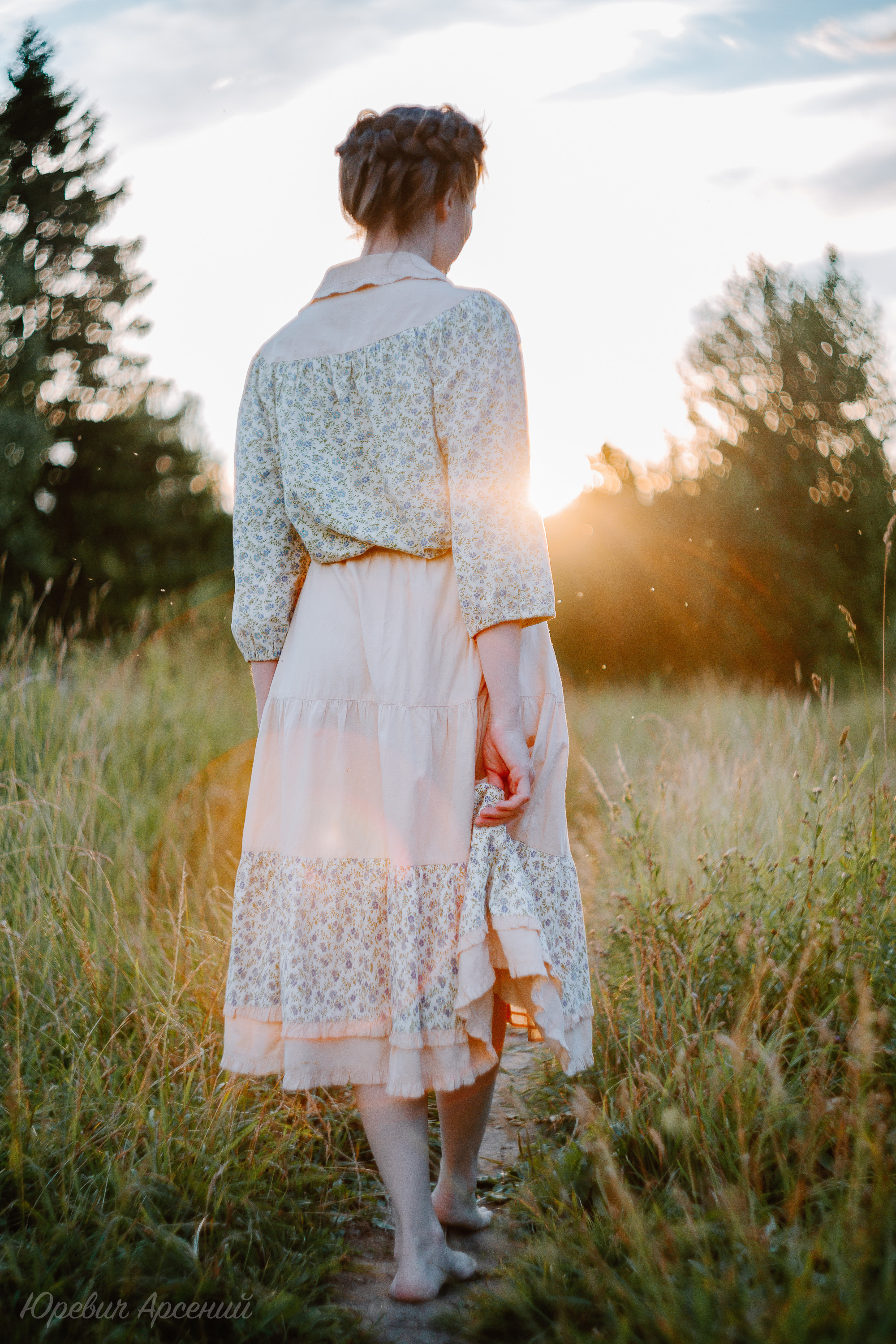 Съемка в поле