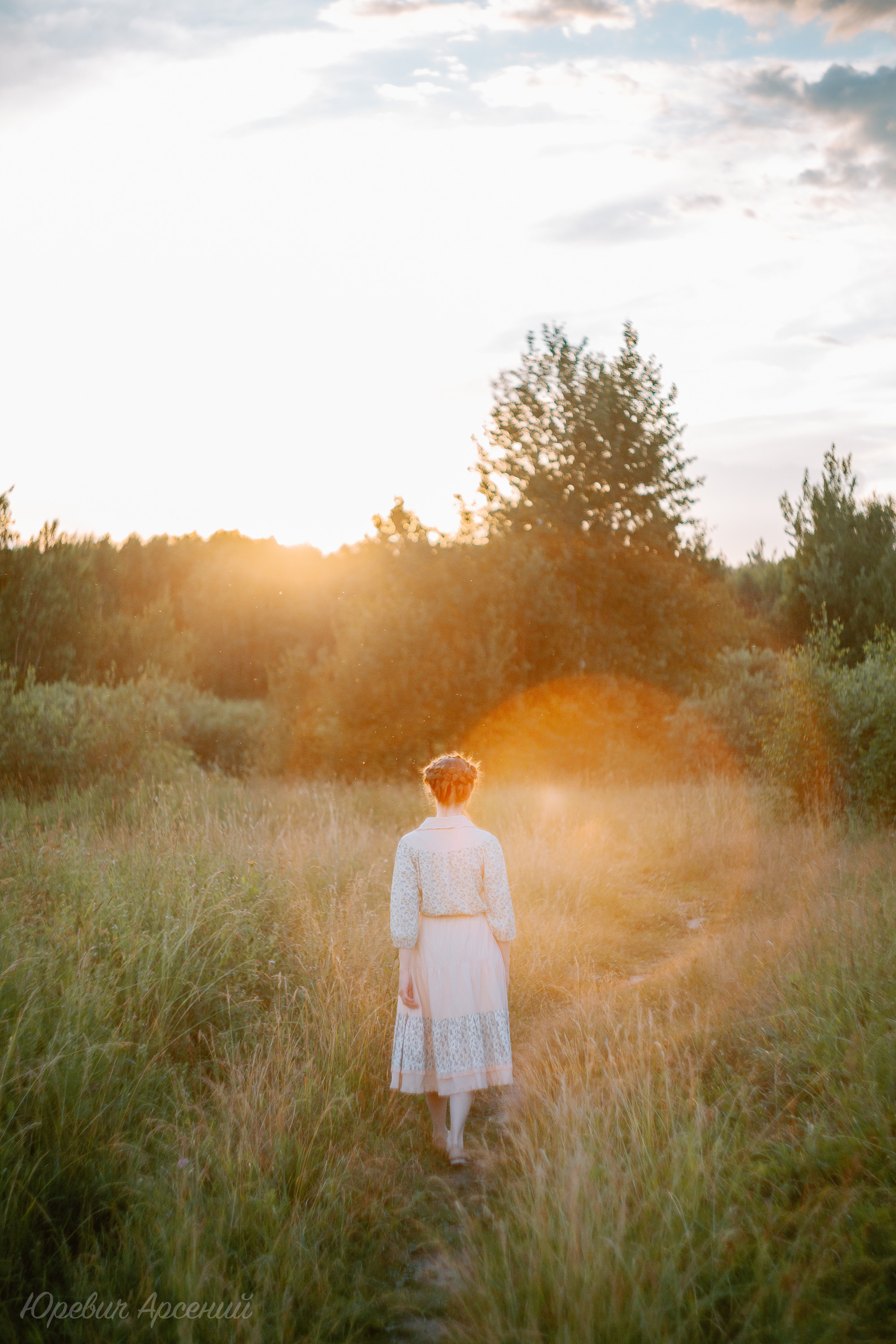 Съемка в поле