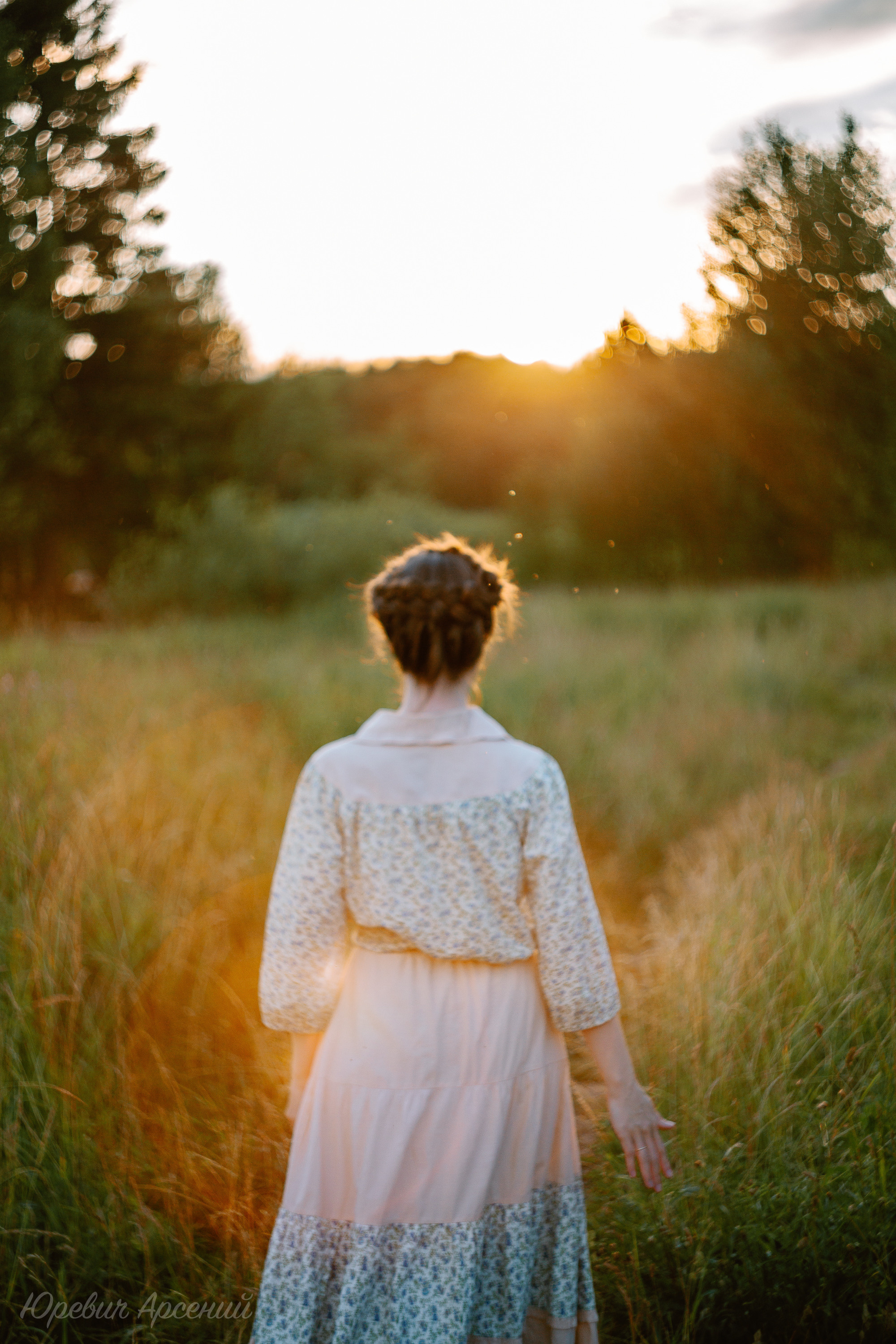 Съемка в поле