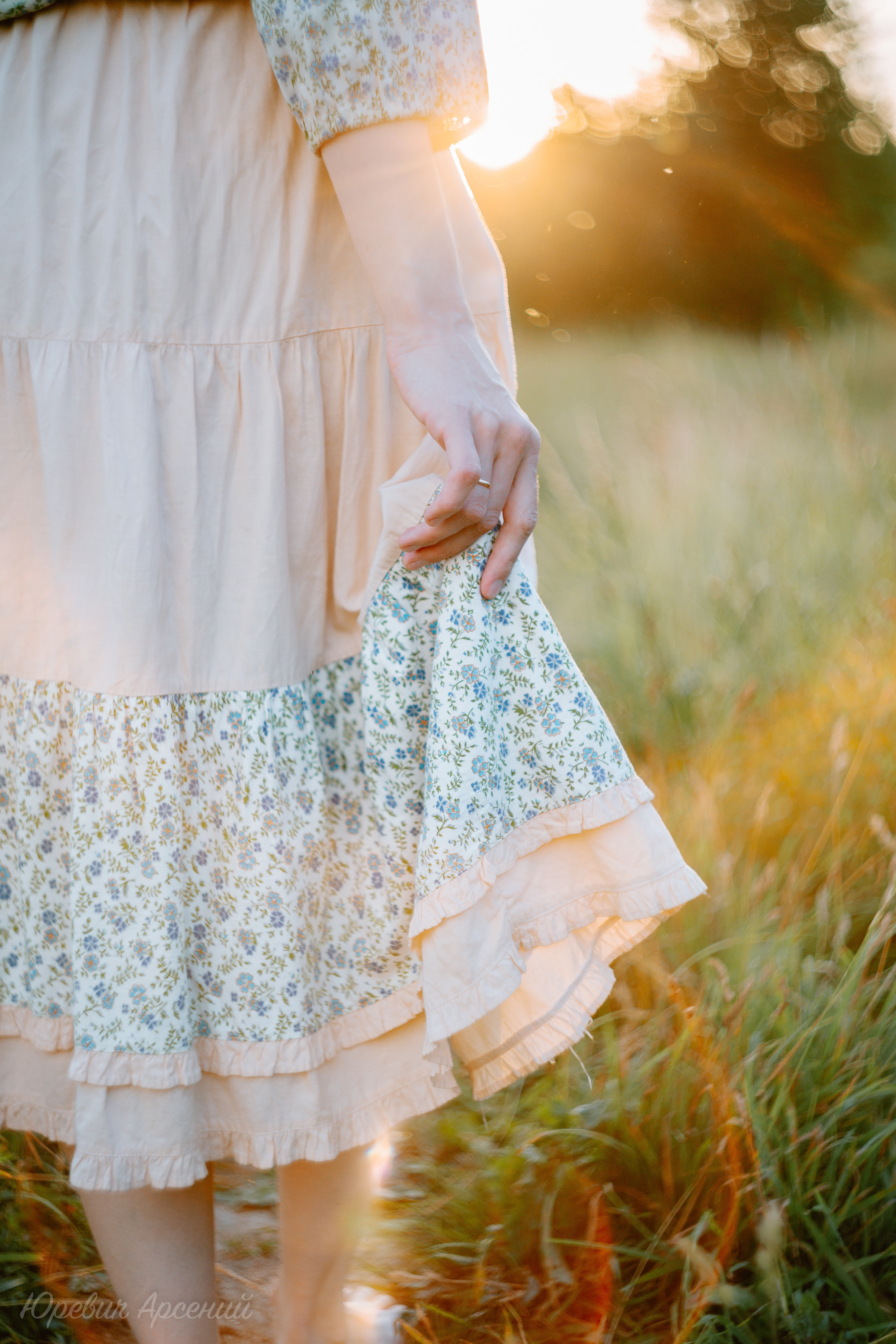 Съемка в поле