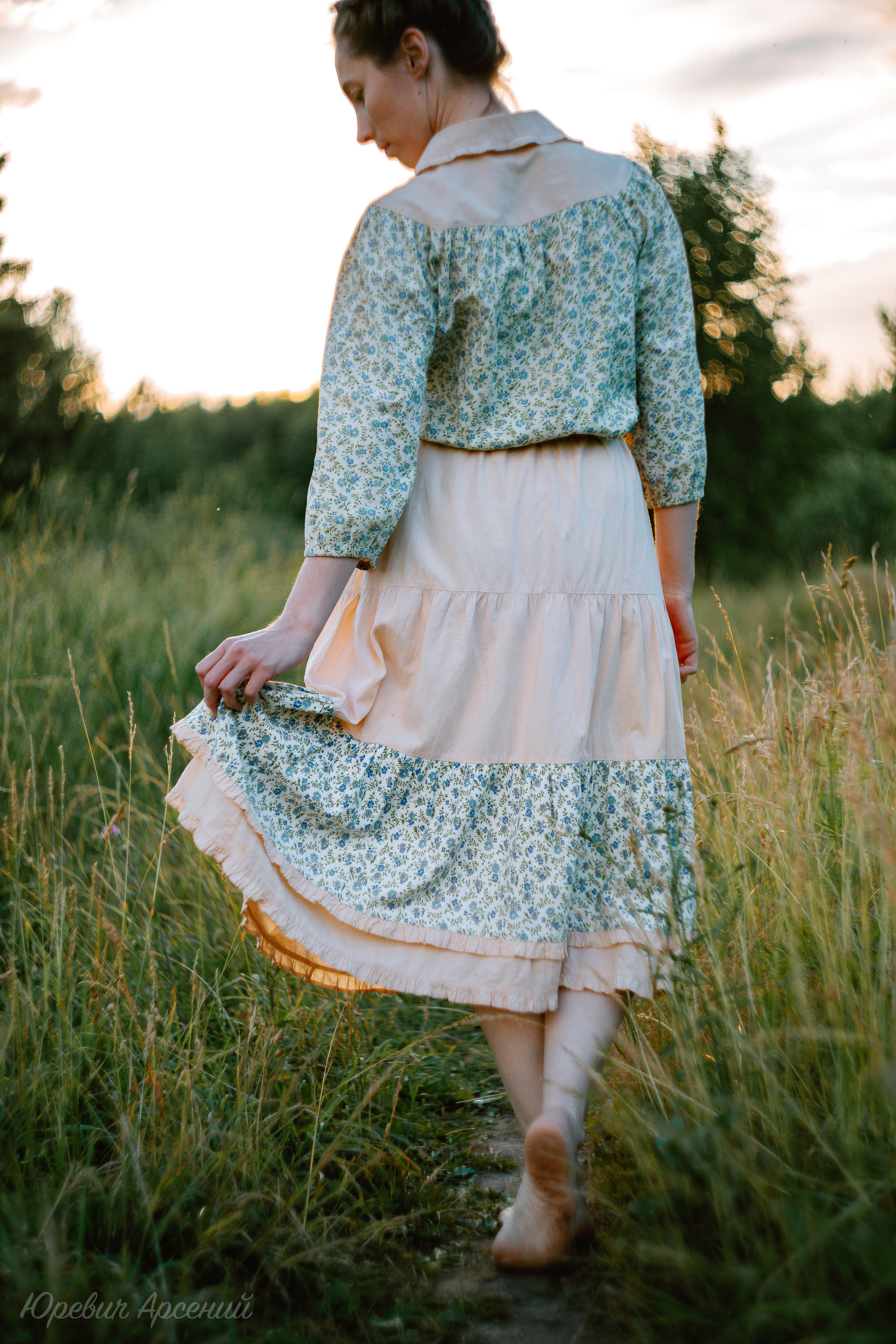 Съемка в поле