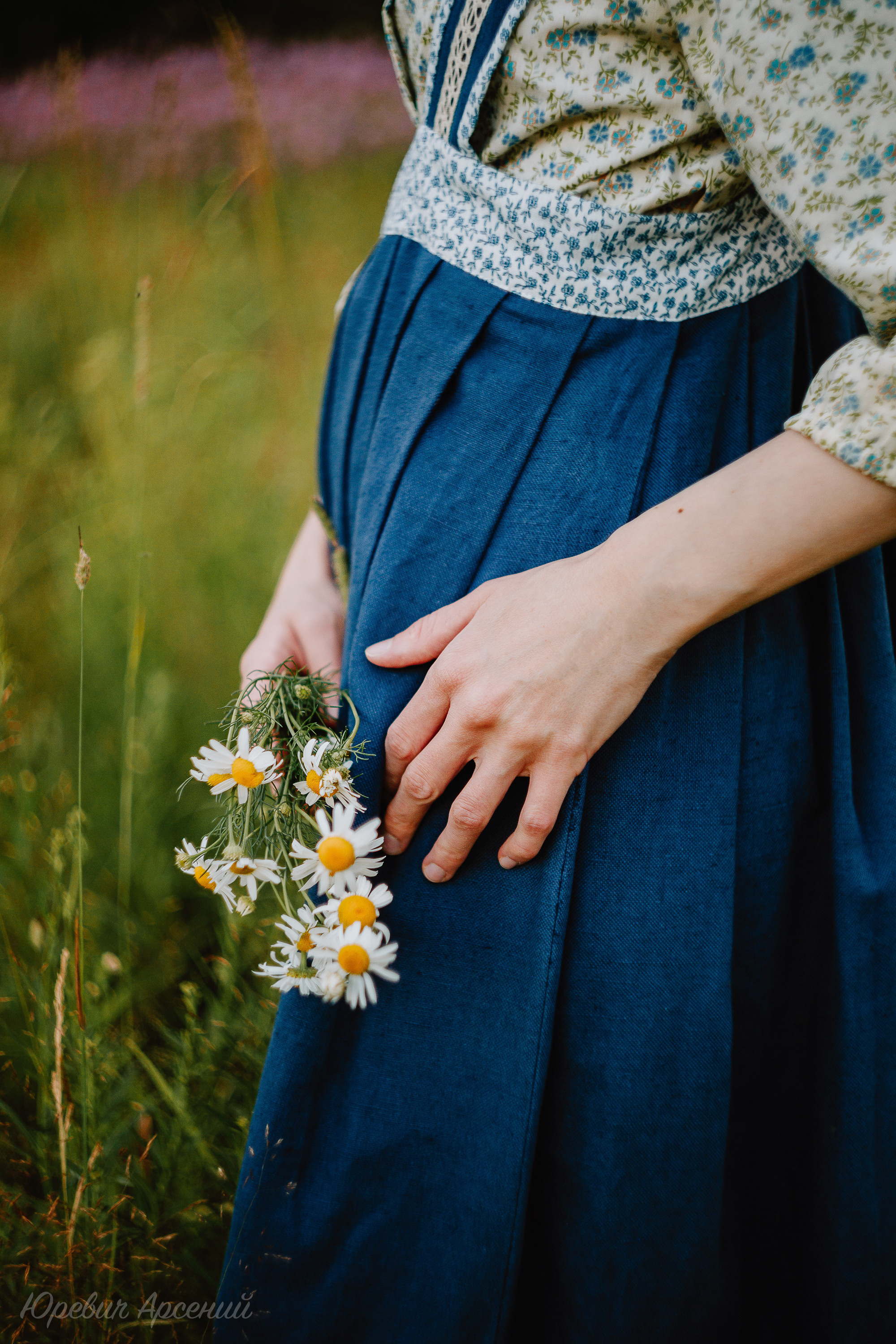 Съемка в поле