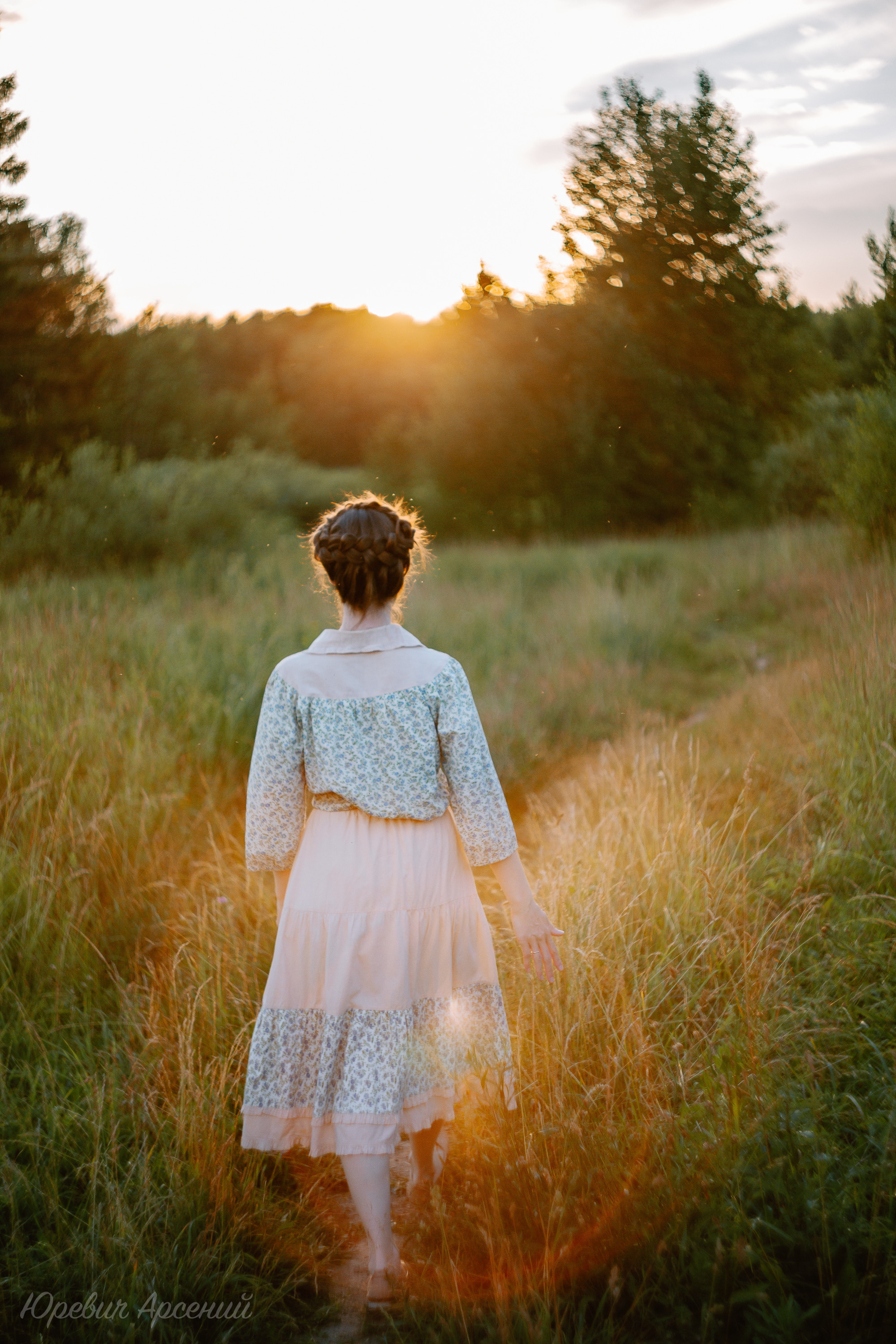 Съемка в поле