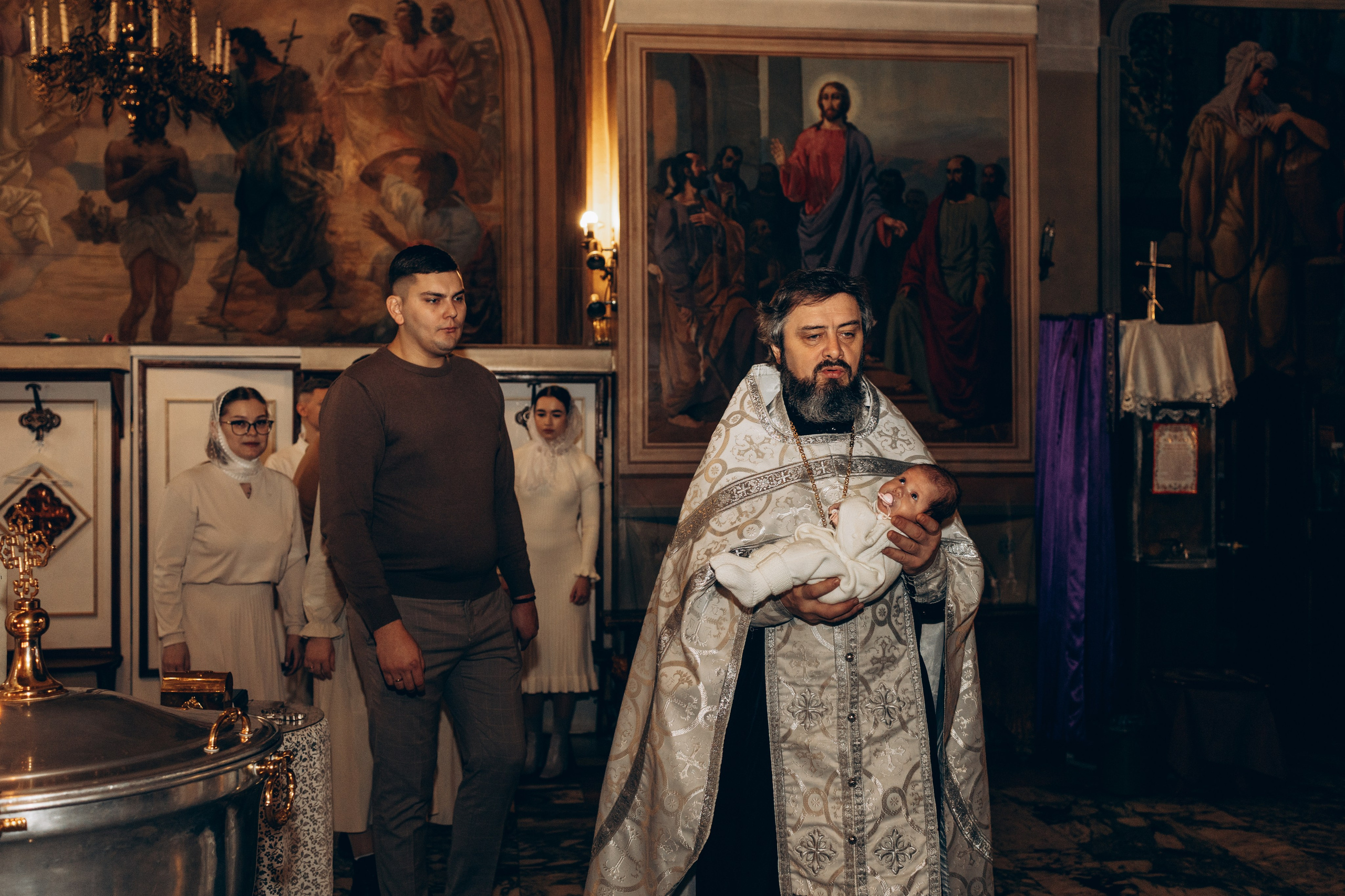 Крещение в Храме Воскресения Словущего в Даниловской Слободе. Главная